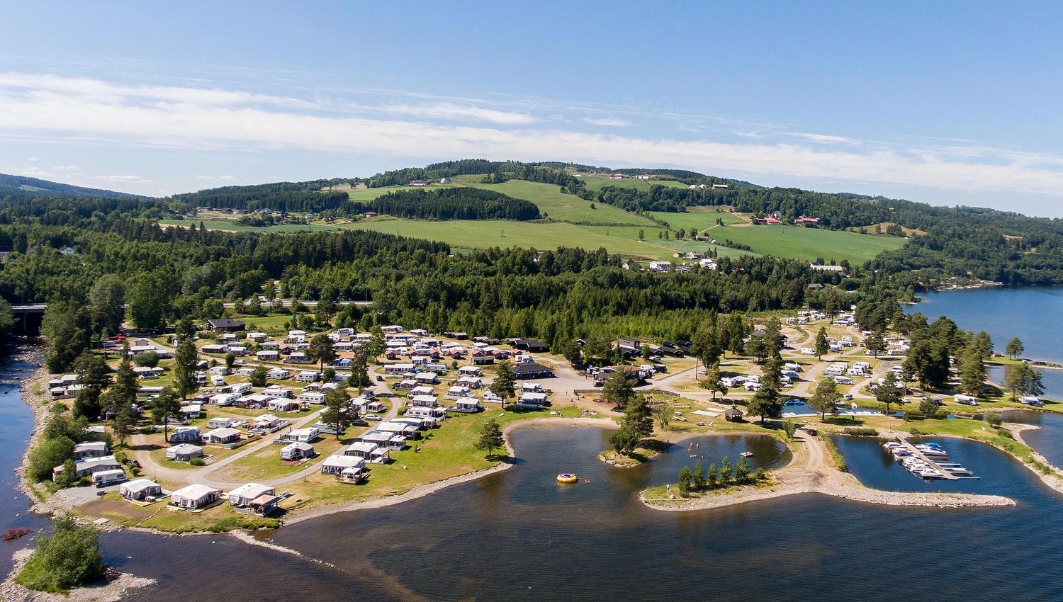 Sveastranda Camping - dronebilde