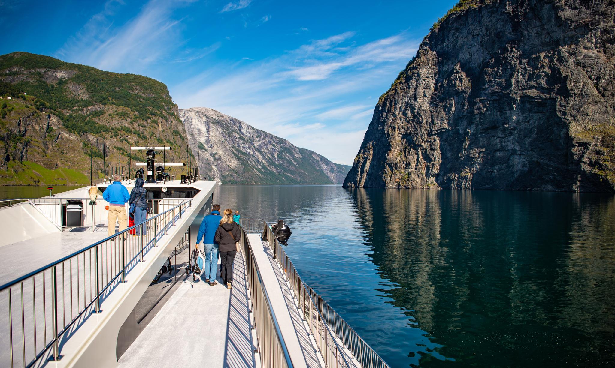 Fjordcruise på Nærøyfjorden