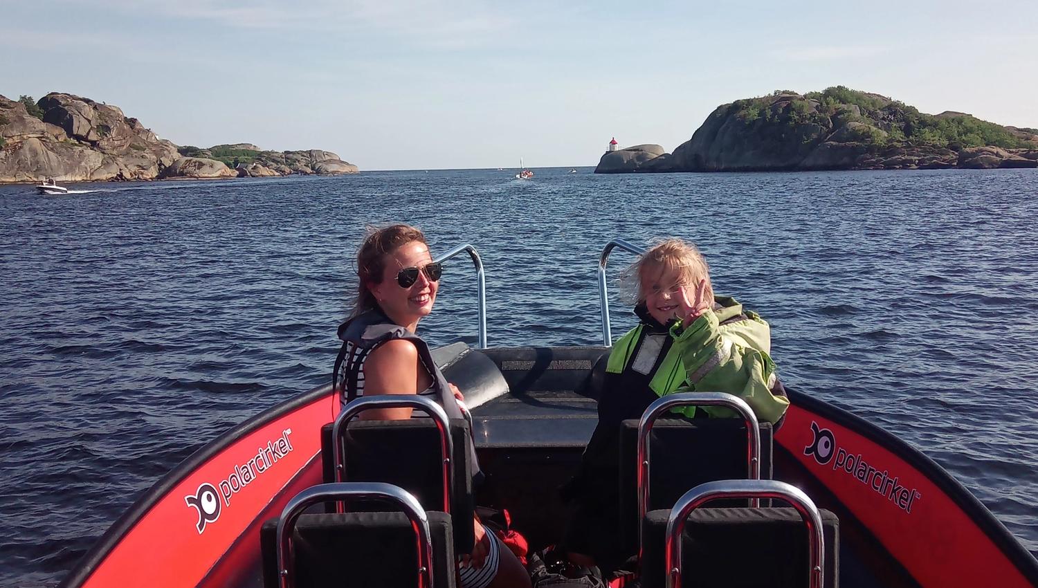 Taxibåt / RIB tur fra Stavern og Larvik