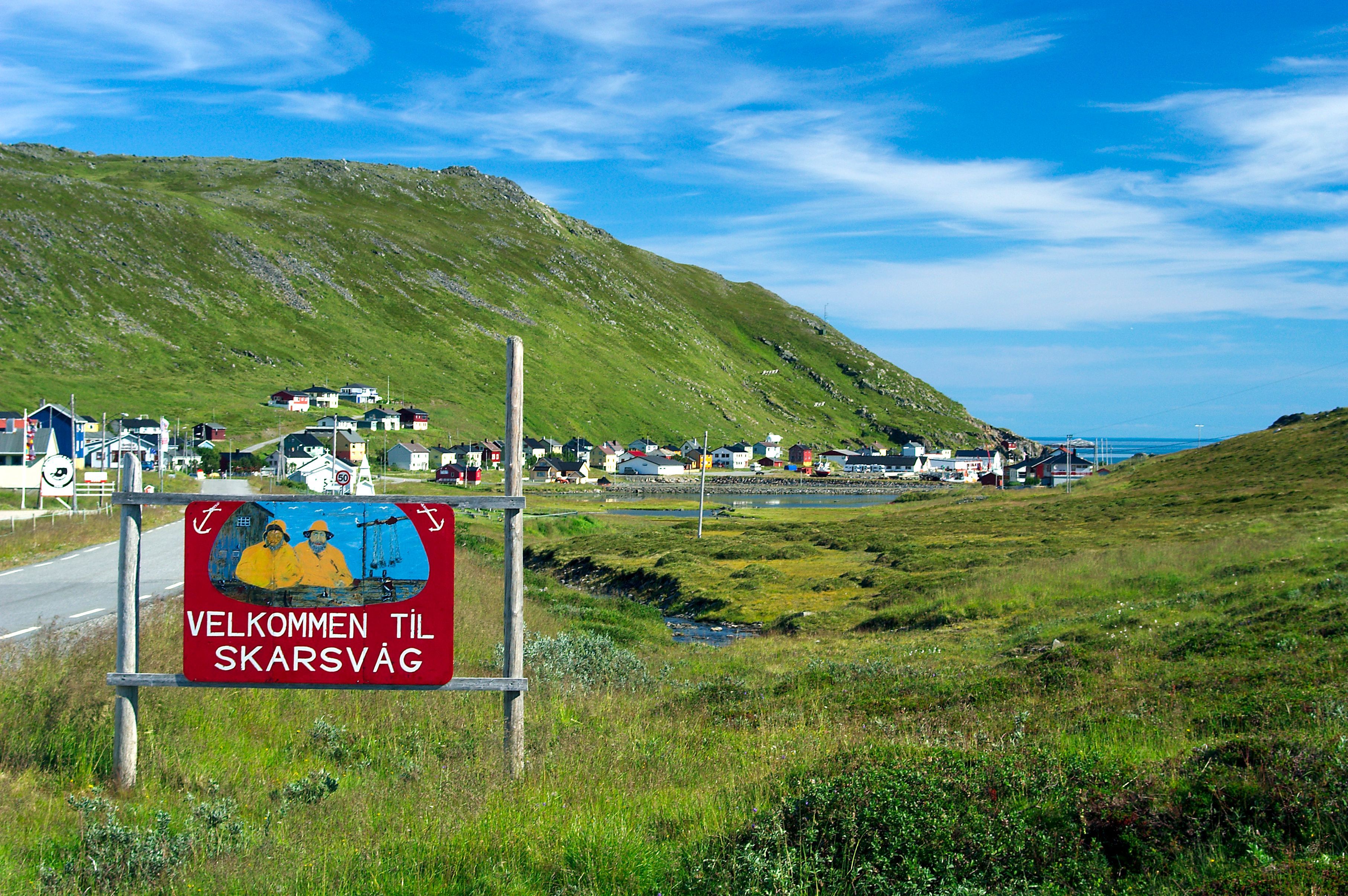 Worlds northernmost fishing village Skarsvåg