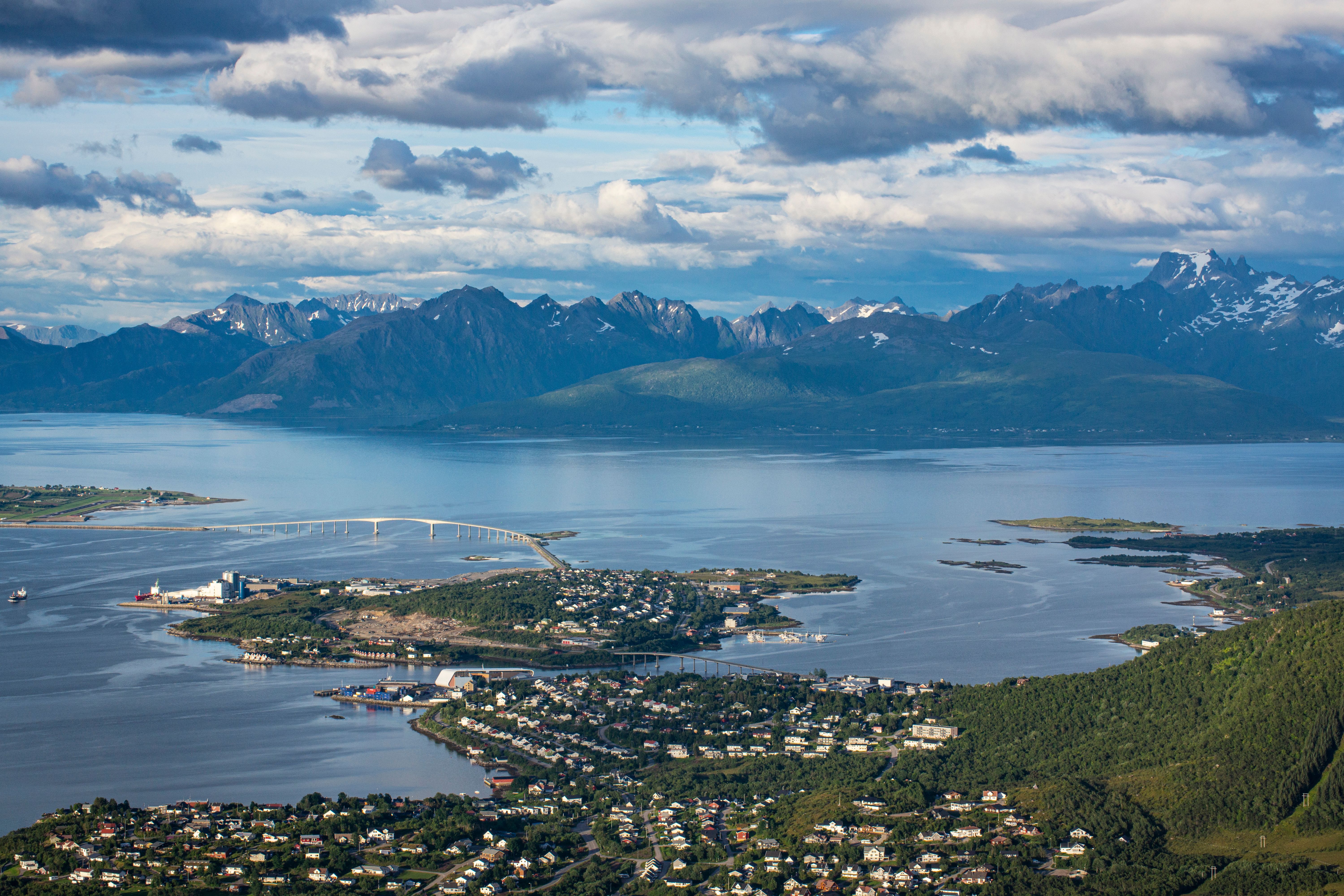 Stokmaknes in Vesterålen, Northern Norway