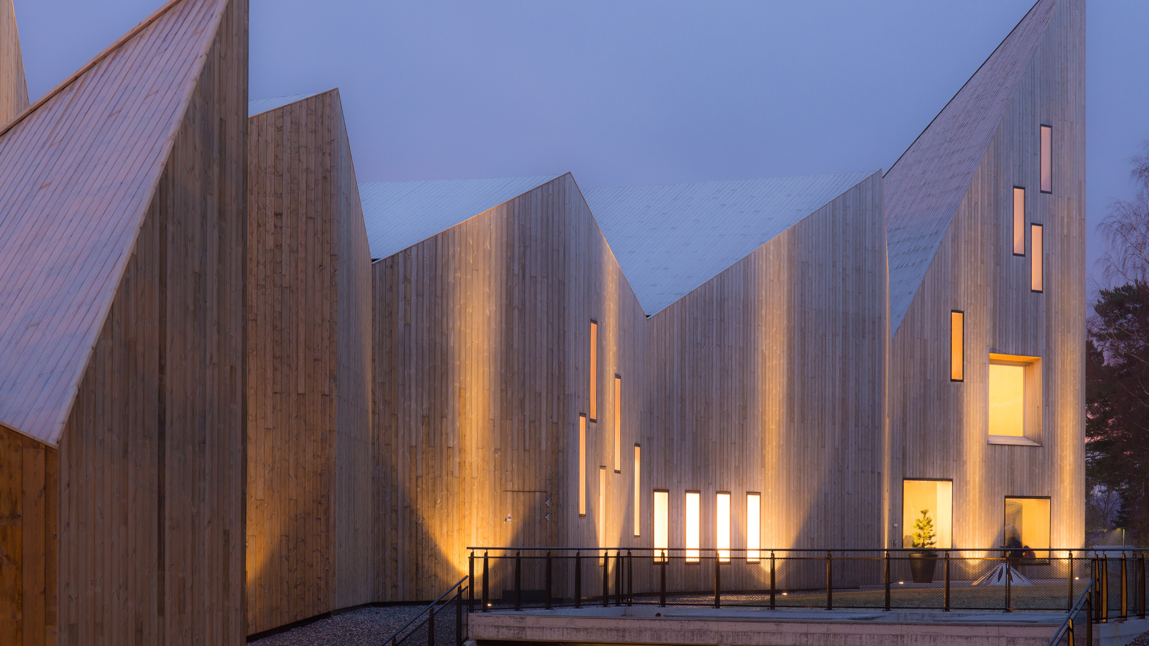 The Crown, main building at the Romsdal museum, in Molde