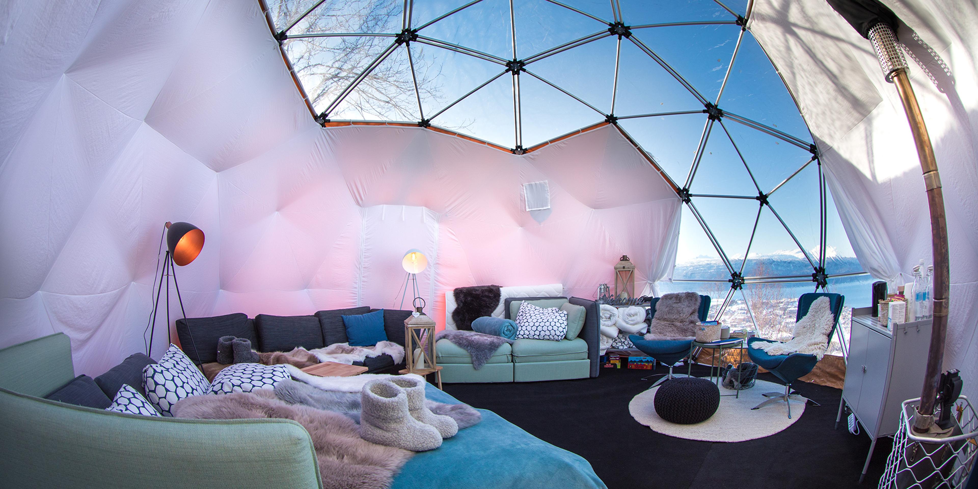 Glamping in the Arctic Dome in Narvik, Northern Norway