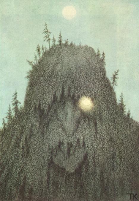 "Skogtroll", a painting by Theodor Kittelsen