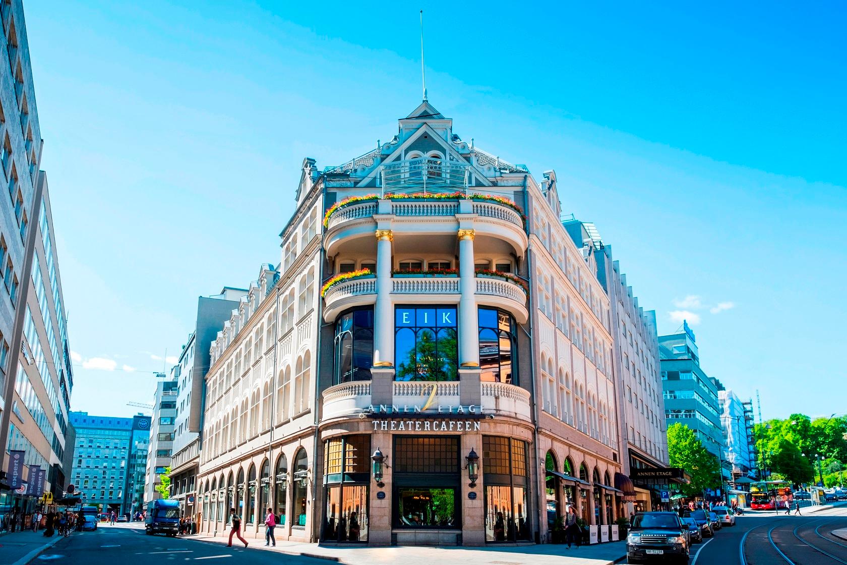 Exterior view of Hotel Continental in Oslo