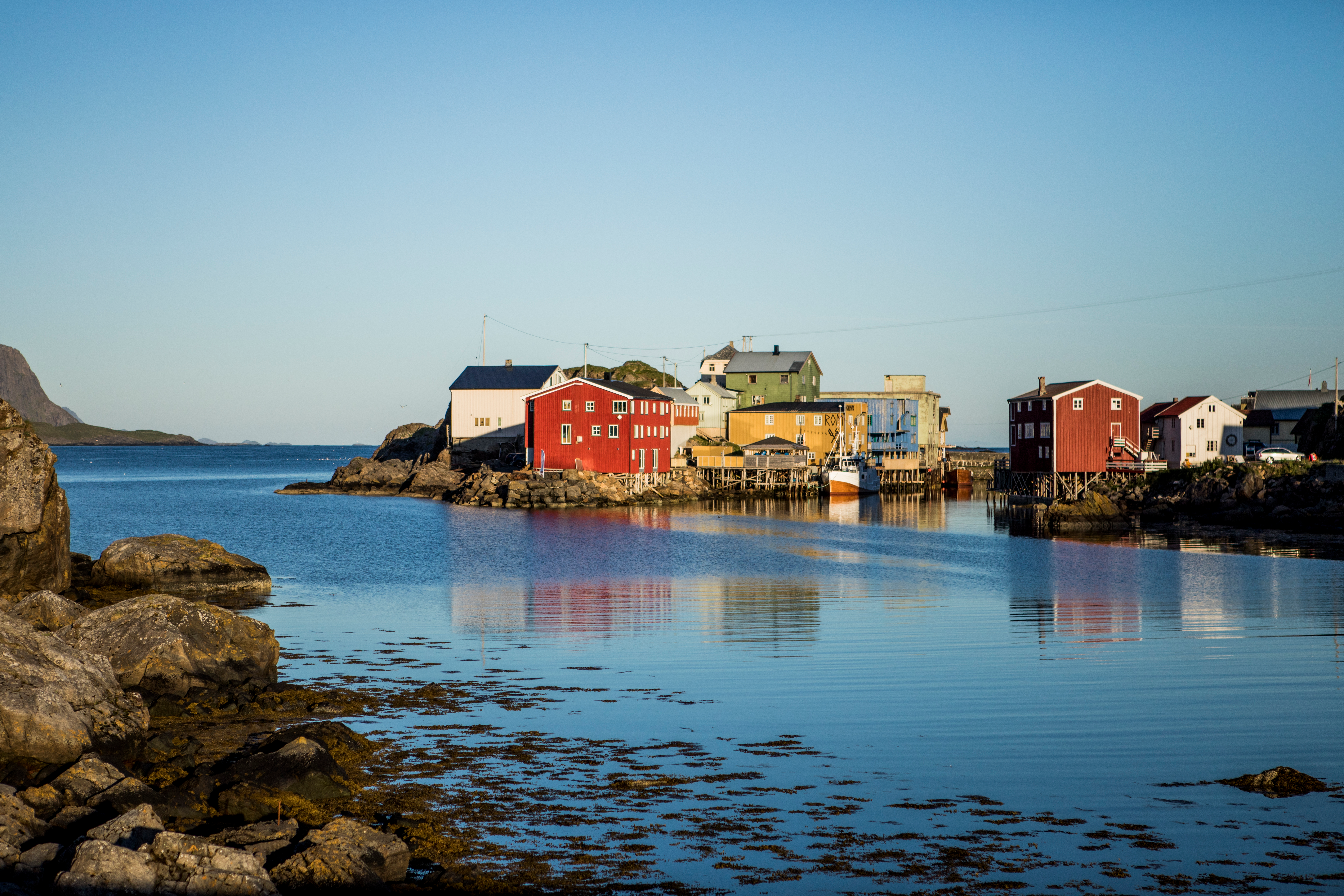 The fishing village Nyksund in Vesterålen in Northern Norway