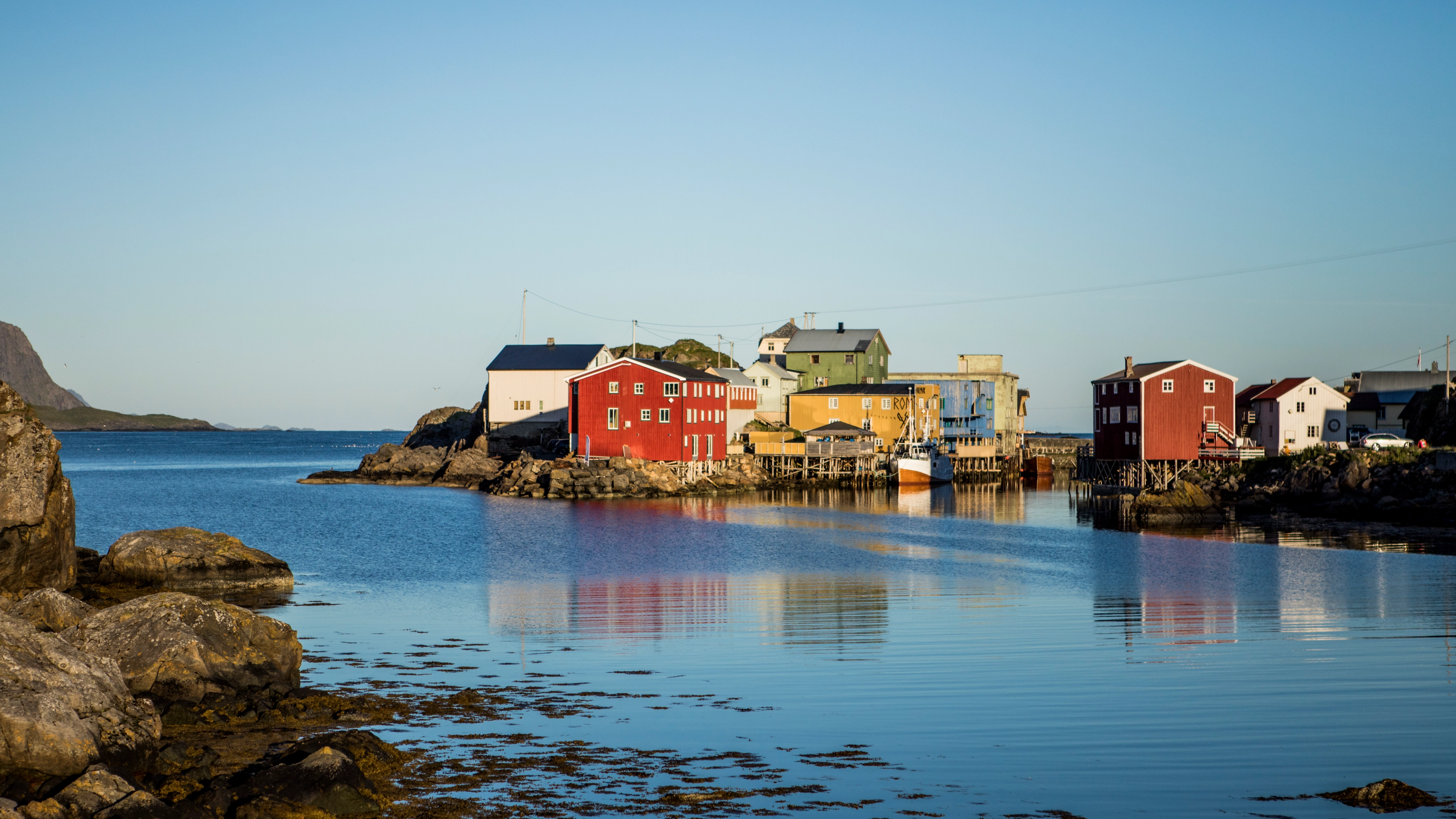 The fishing village Nyksund in Vesterålen in Northern Norway
