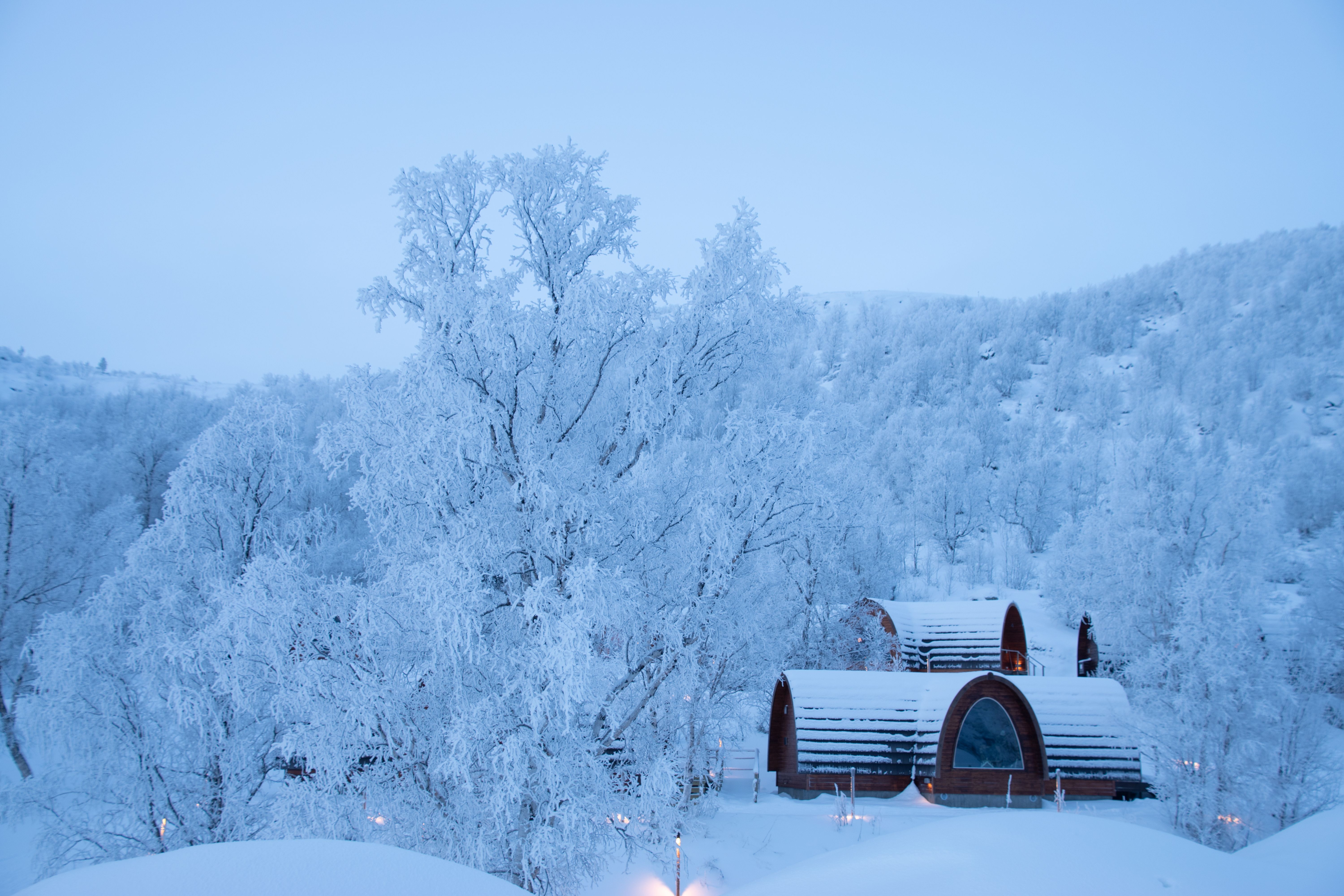 Snowhotel Kirkenes in winter