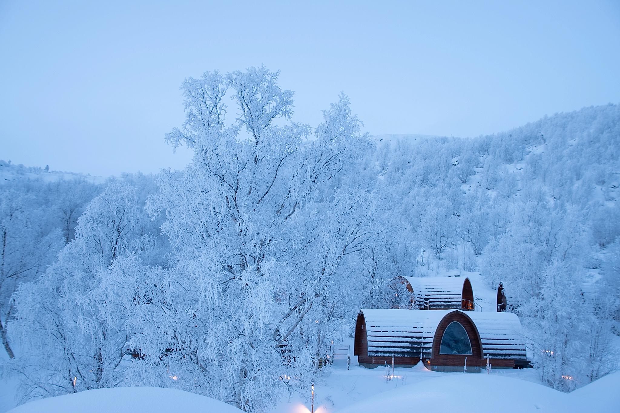 Snowhotel Kirkenes in winter
