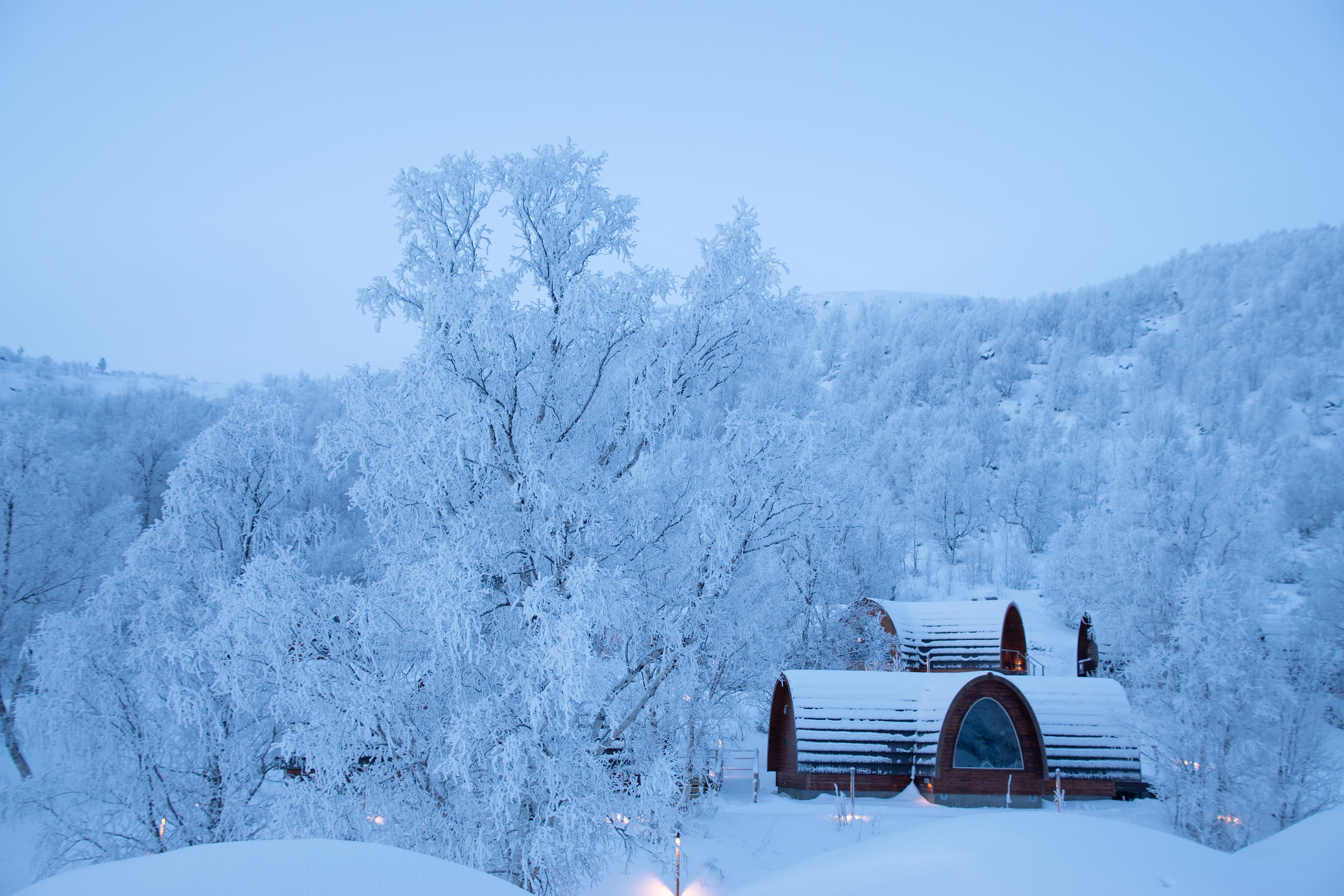 Snowhotel Kirkenes in winter