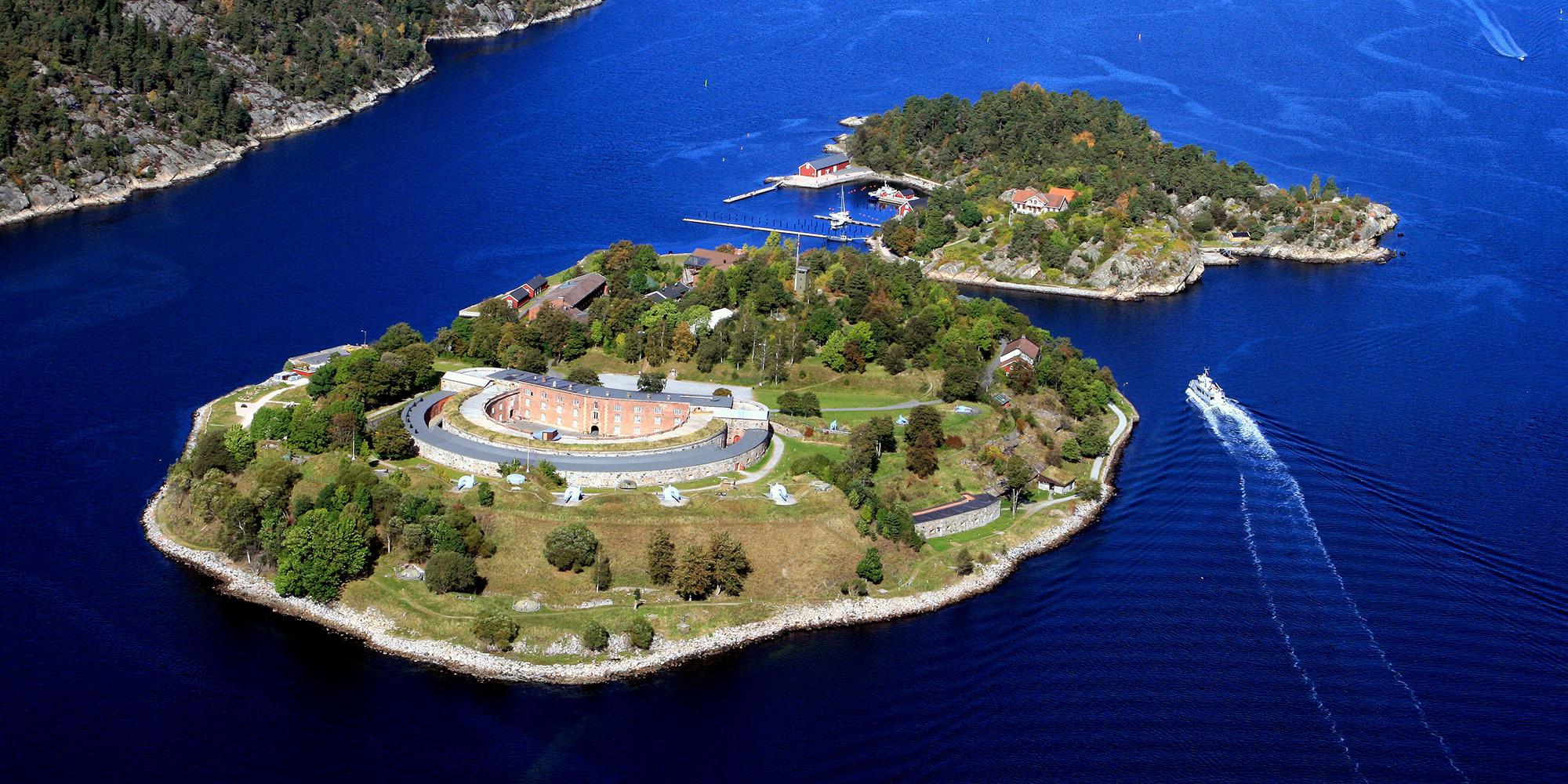 Oscarsborg fortress in Drøbak, Eastern Norway, one of several national fortresses