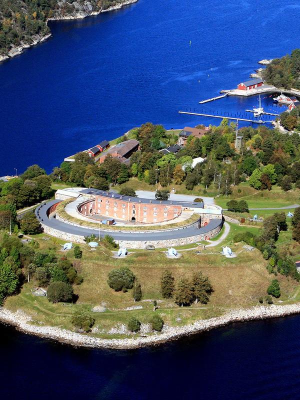 Oscarsborg fortress in Drøbak, Eastern Norway, one of several national fortresses
