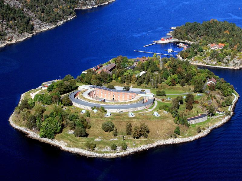 Oscarsborg fortress in Drøbak, Eastern Norway, one of several national fortresses