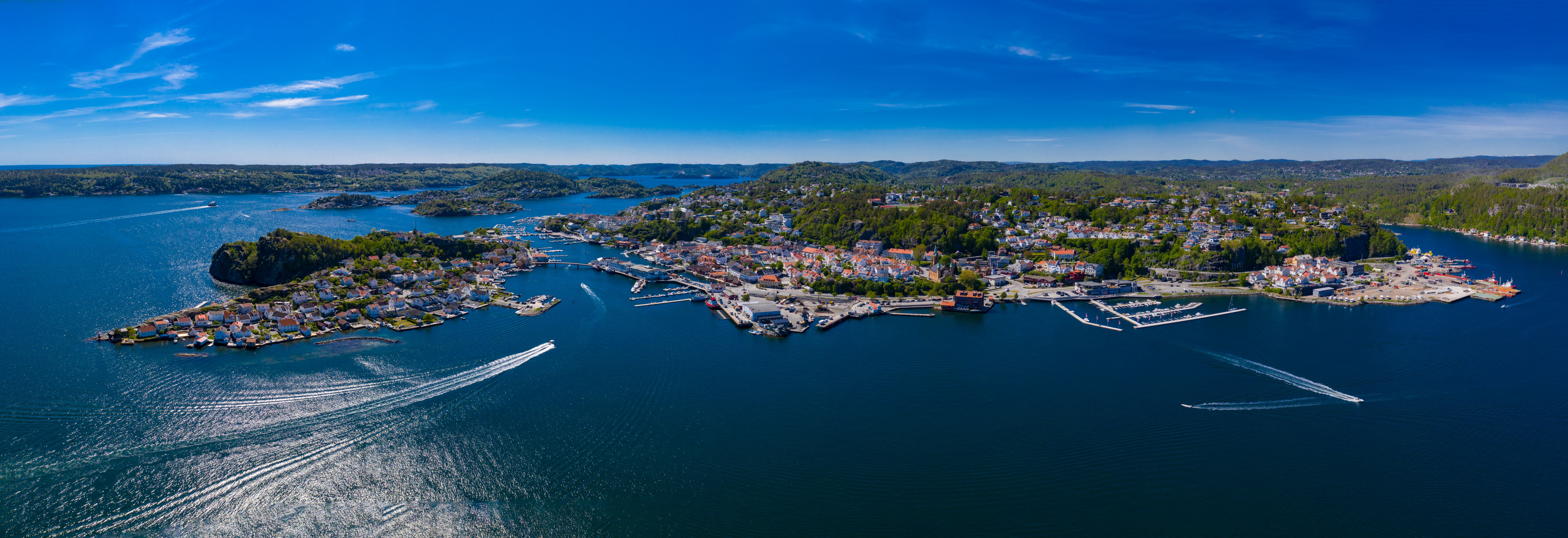 A panorama of Kragerø - Eastern Norway