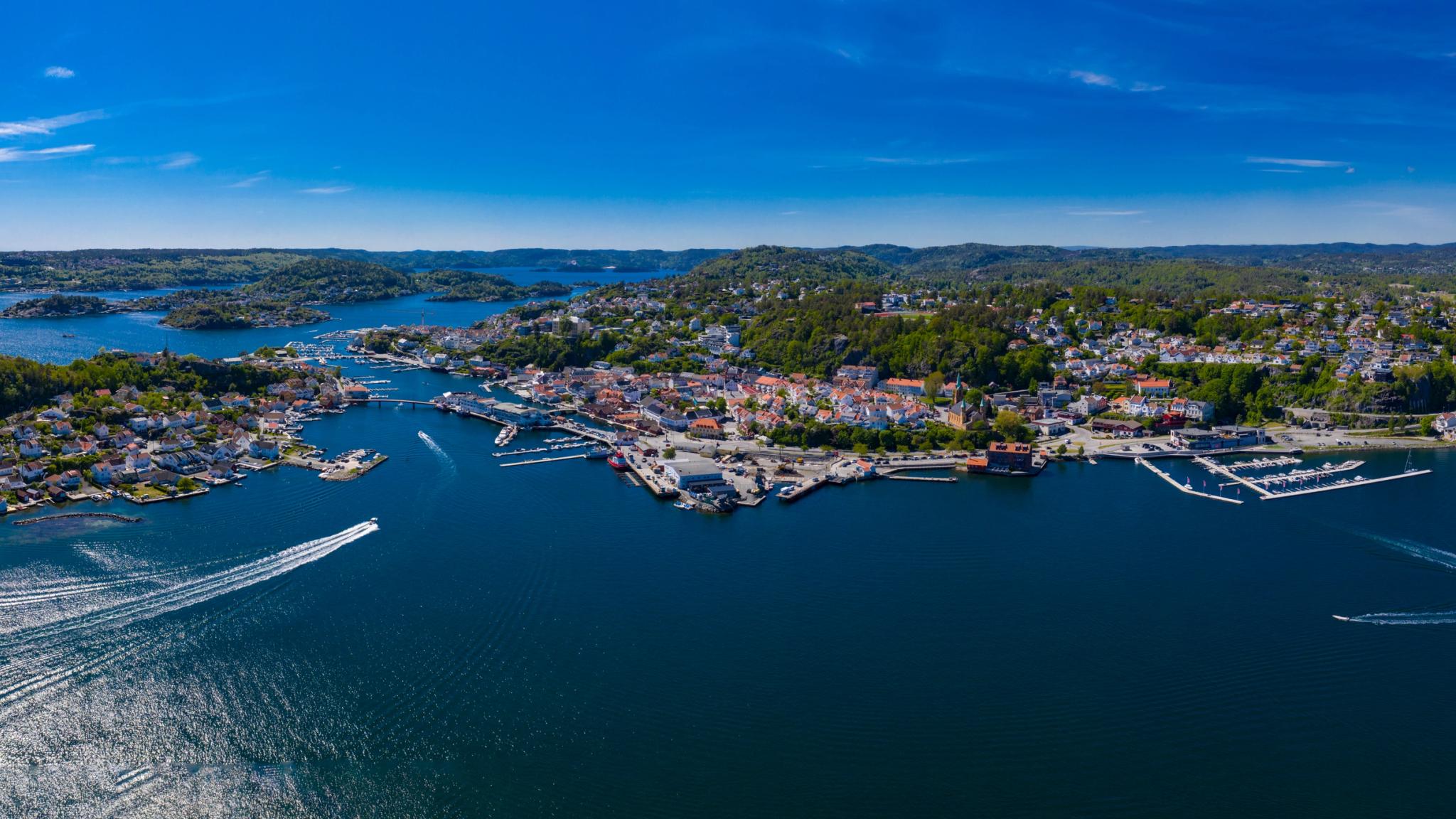 A panorama of Kragerø - Eastern Norway