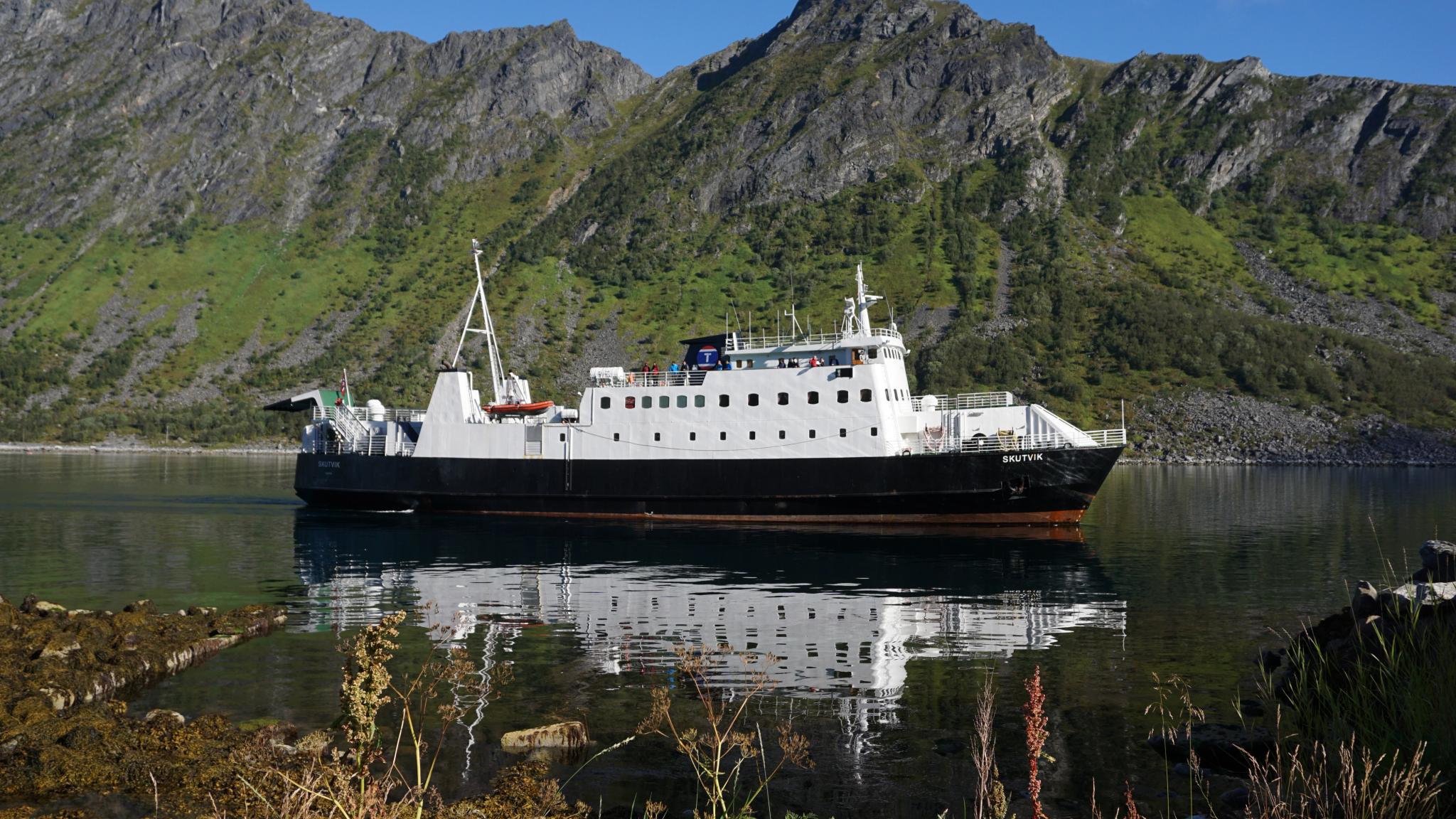 The Ferry "Skutvik" in Senja