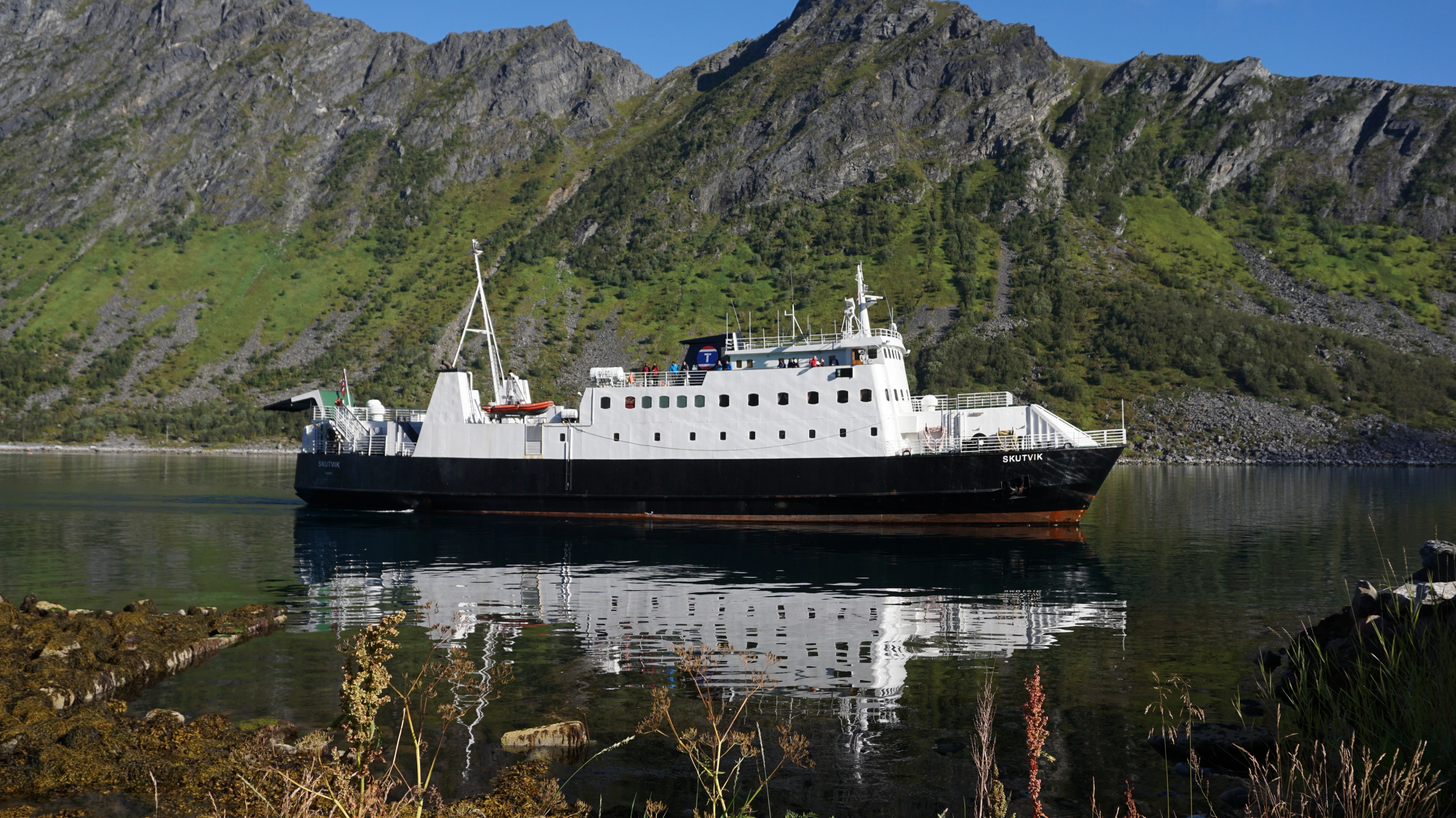 The Ferry "Skutvik" in Senja
