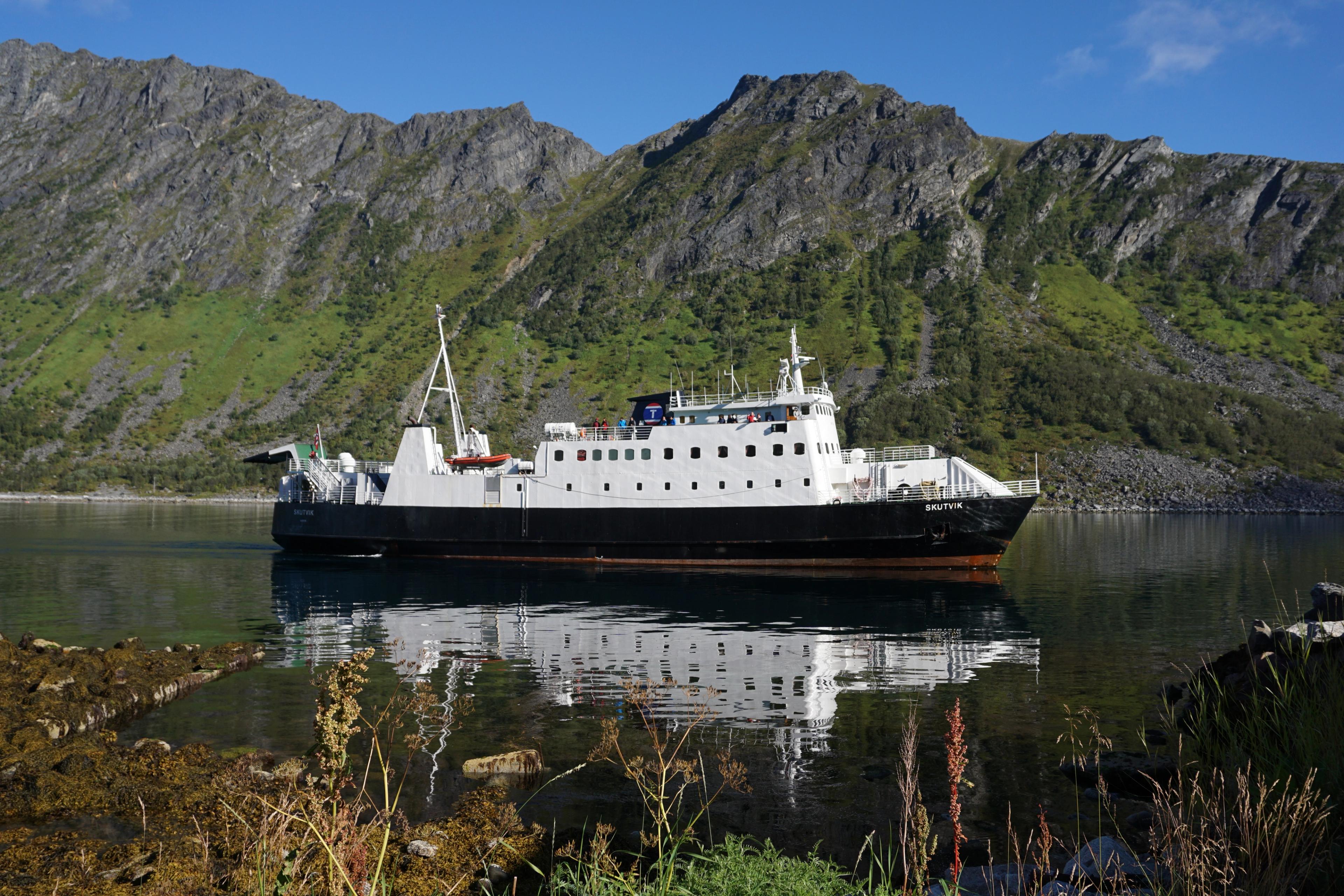 The Ferry "Skutvik" in Senja