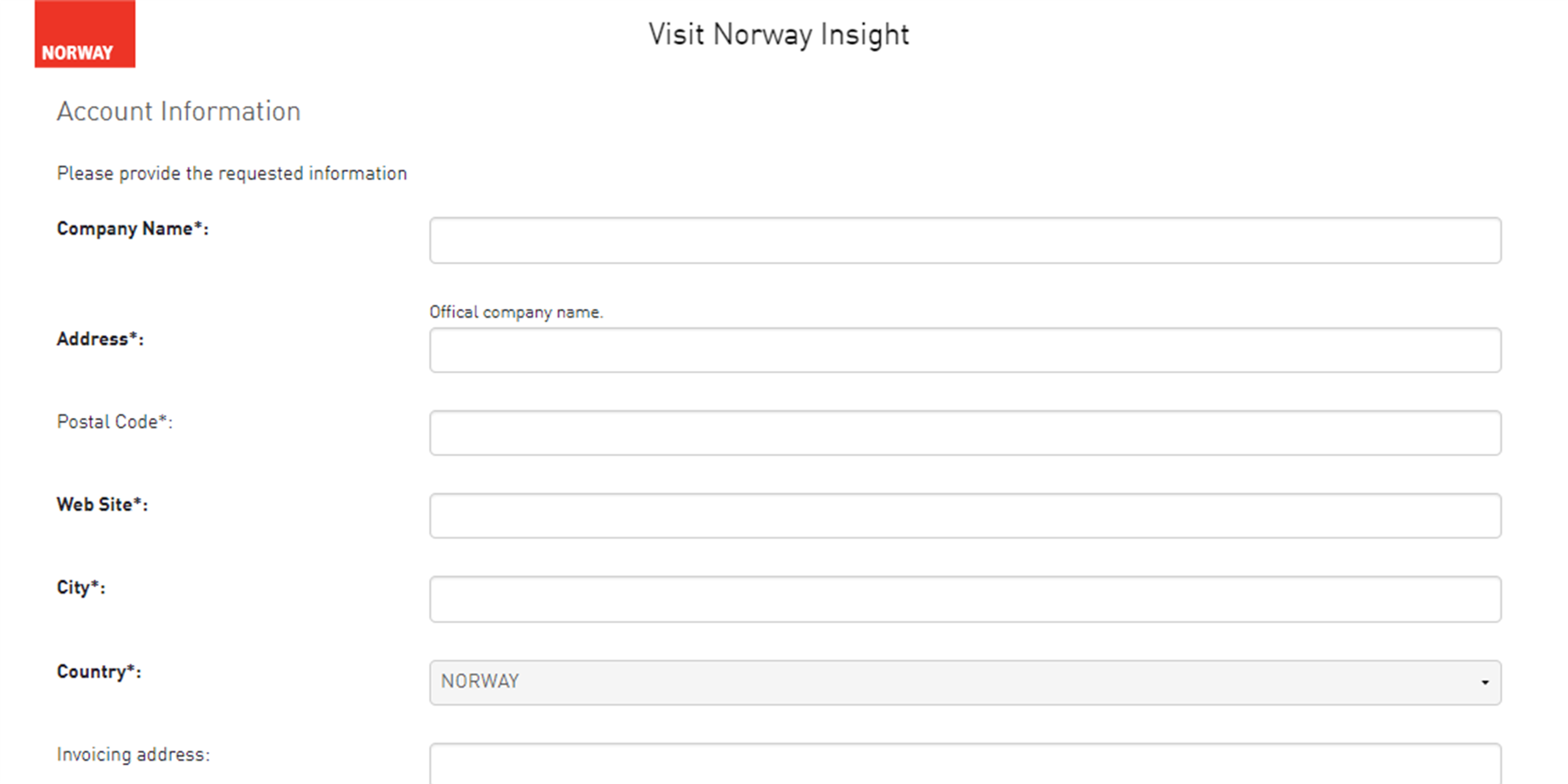 Register your company here