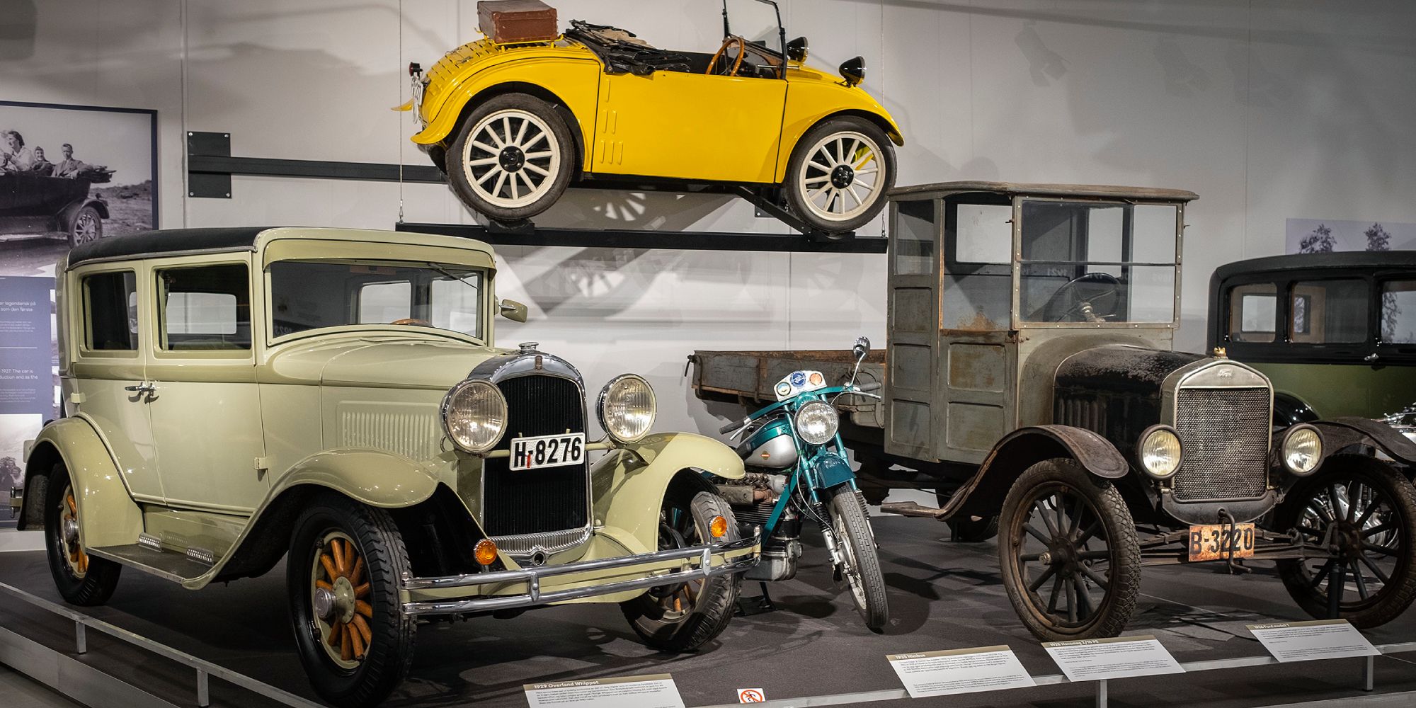 Biler fra 20- og 30-tallet på Norsk vegmuseum