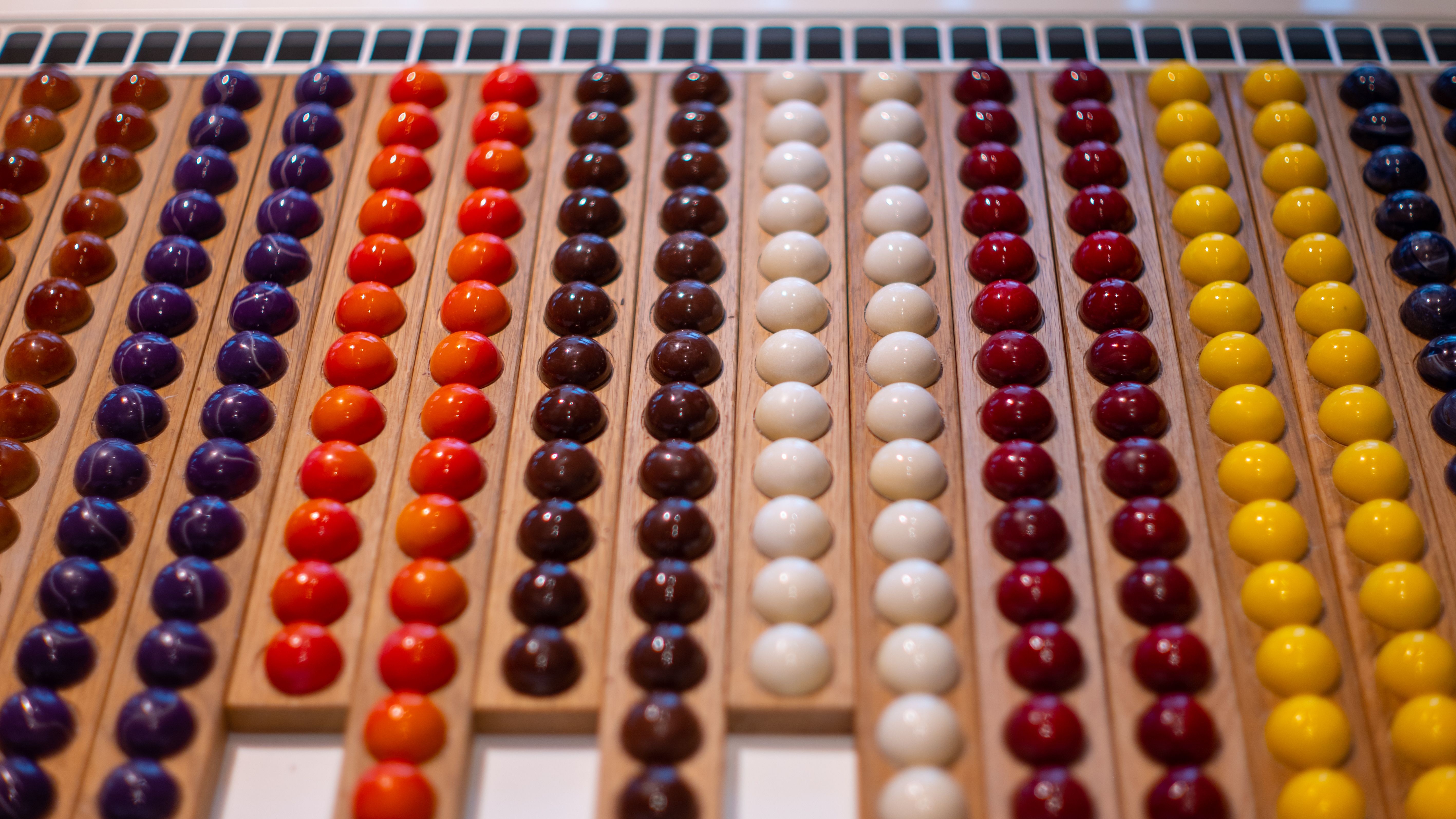 Lots og chocolate bites from Craig Alibone in Bodø, Northern Norway.