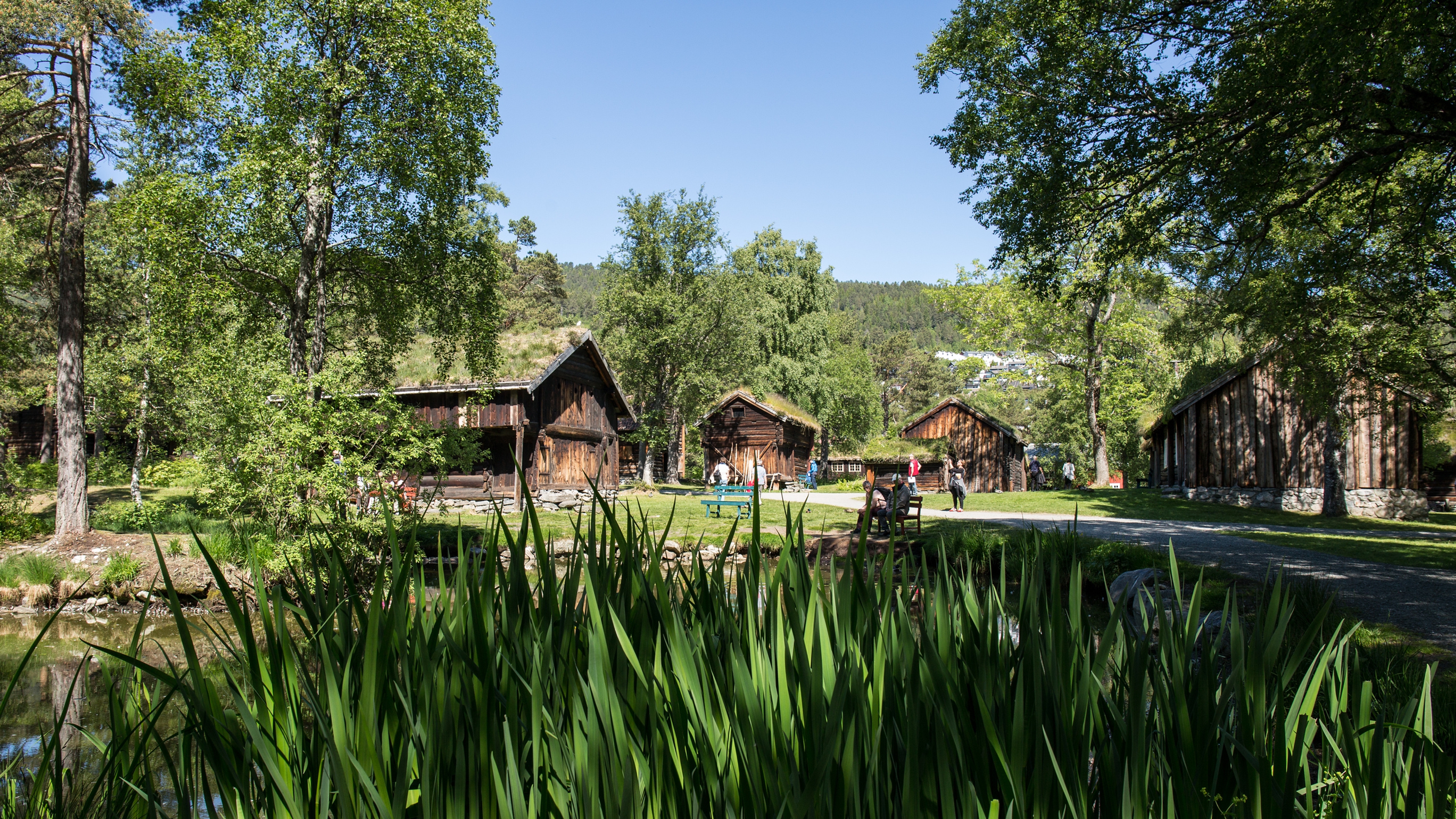 The Romsdal Museum in summer