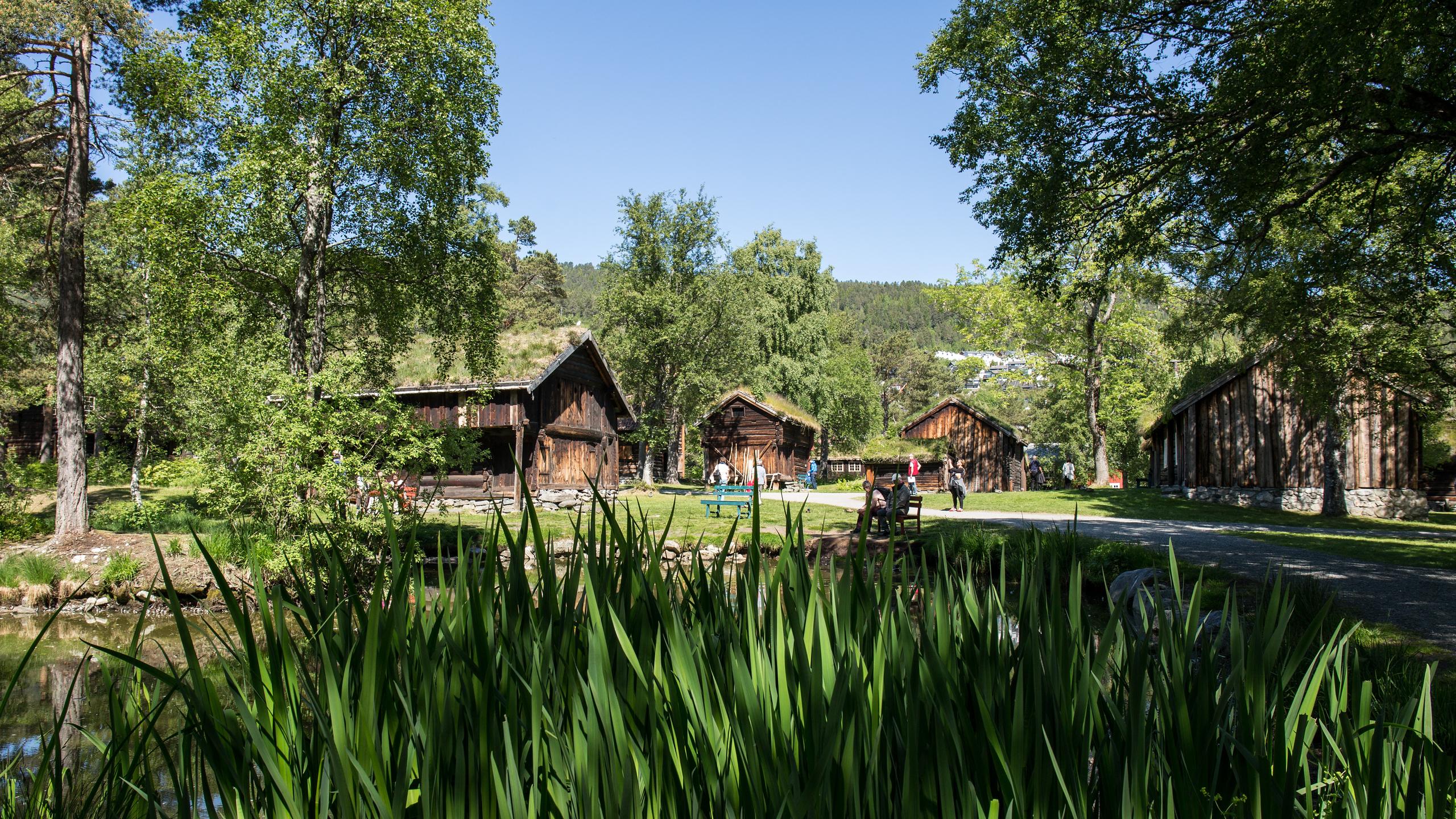 The Romsdal Museum in summer