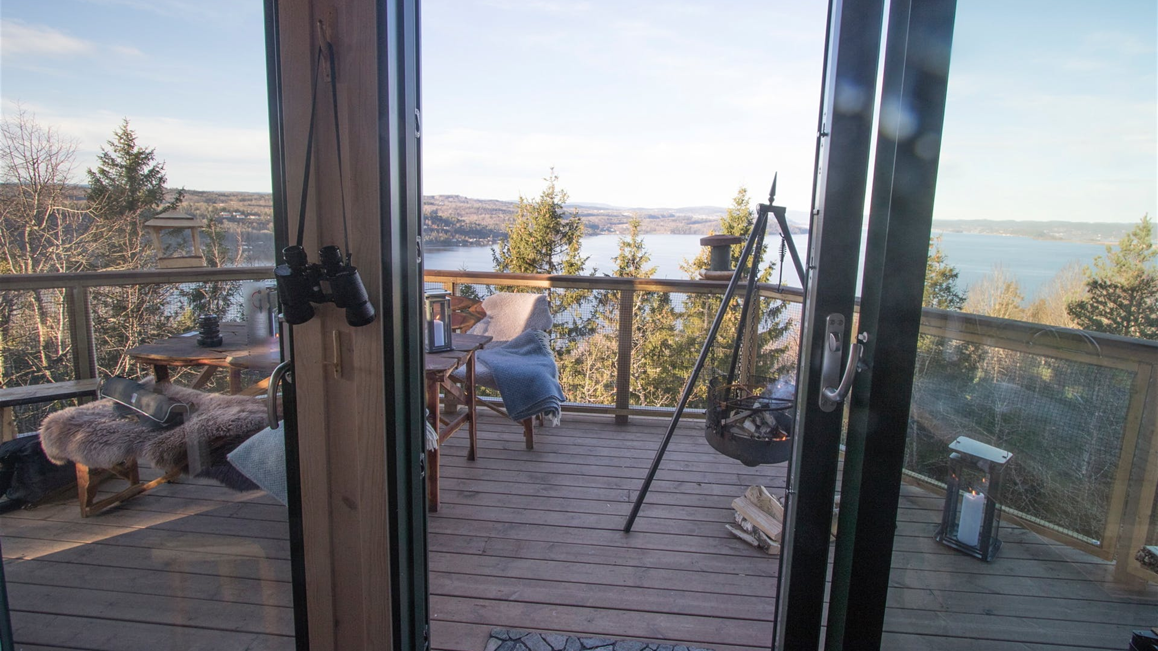 Treetop Cabin Oslofjord outside Horten, Eastern Norway