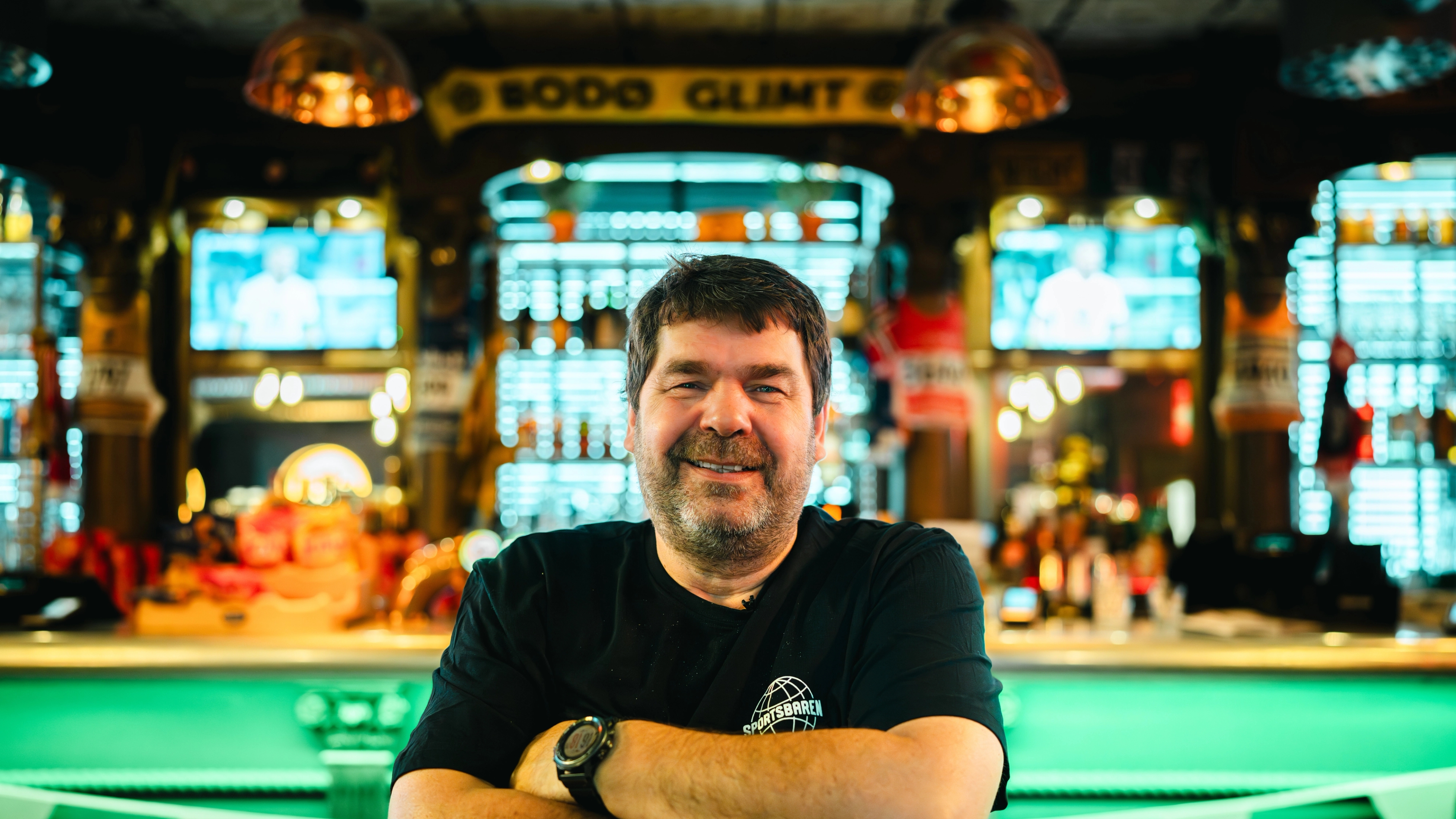 Kjetil Linchausen, Managing Director of Sportsbaren in Bodø, Northern Norway.