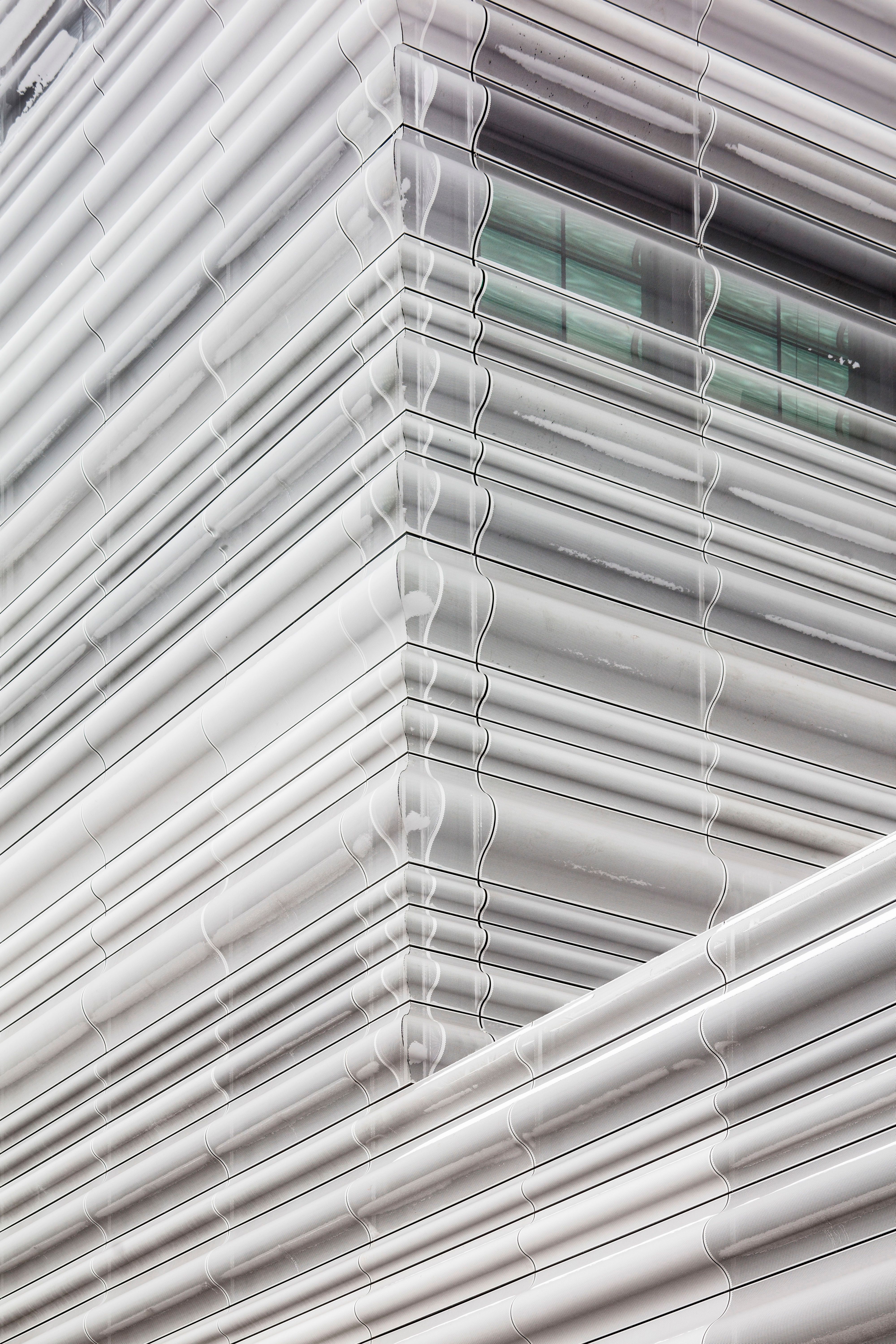 The MUNCH museum facade in Oslo in Norway