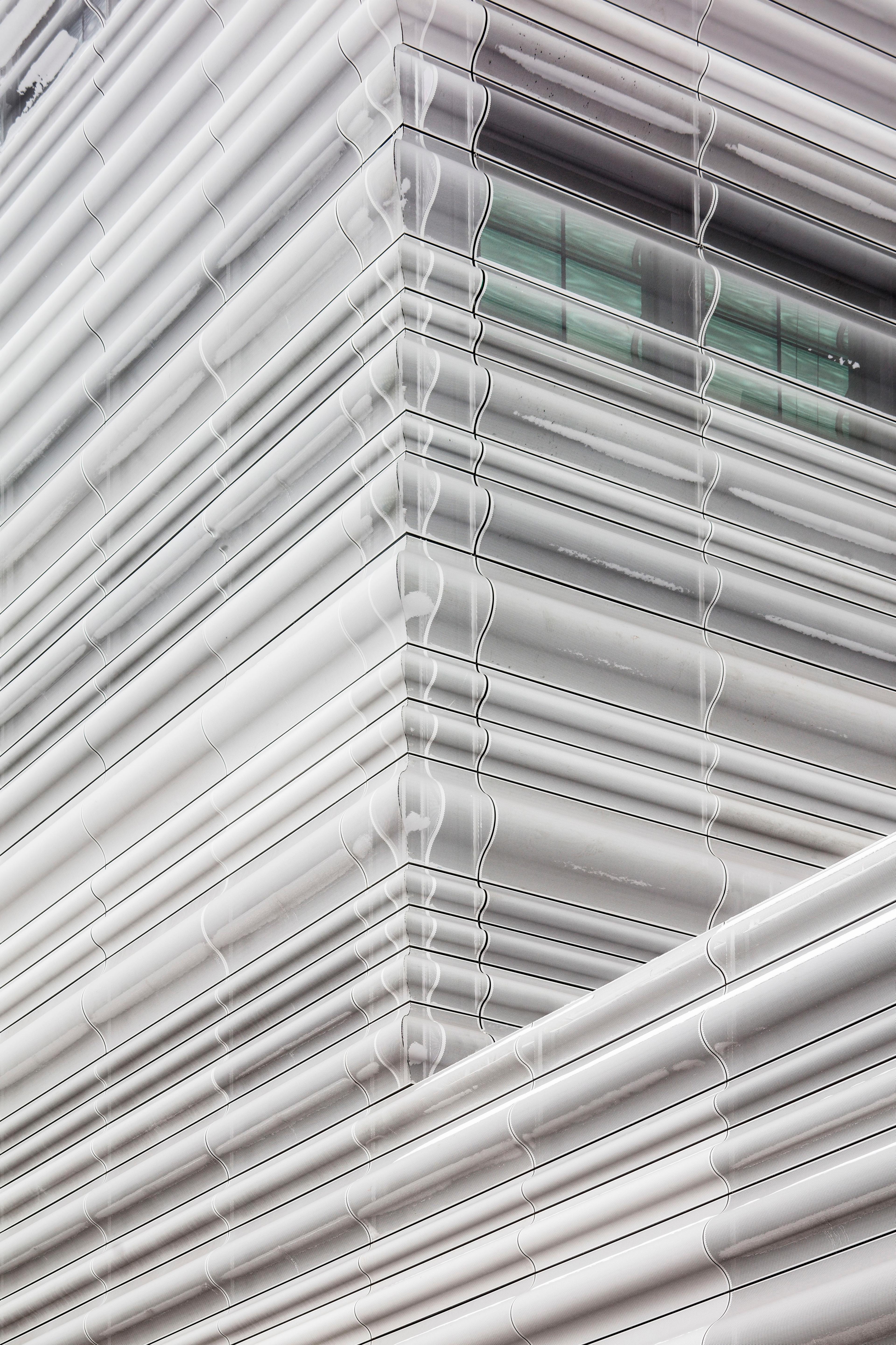 The MUNCH museum facade in Oslo in Norway