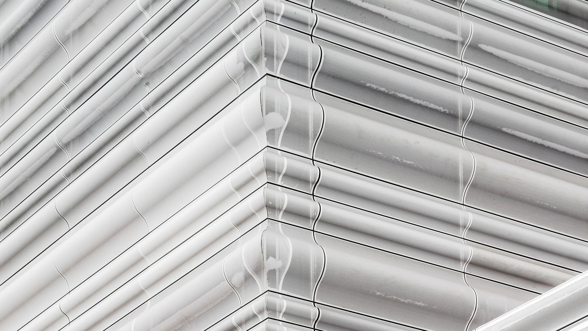 The MUNCH museum facade in Oslo in Norway