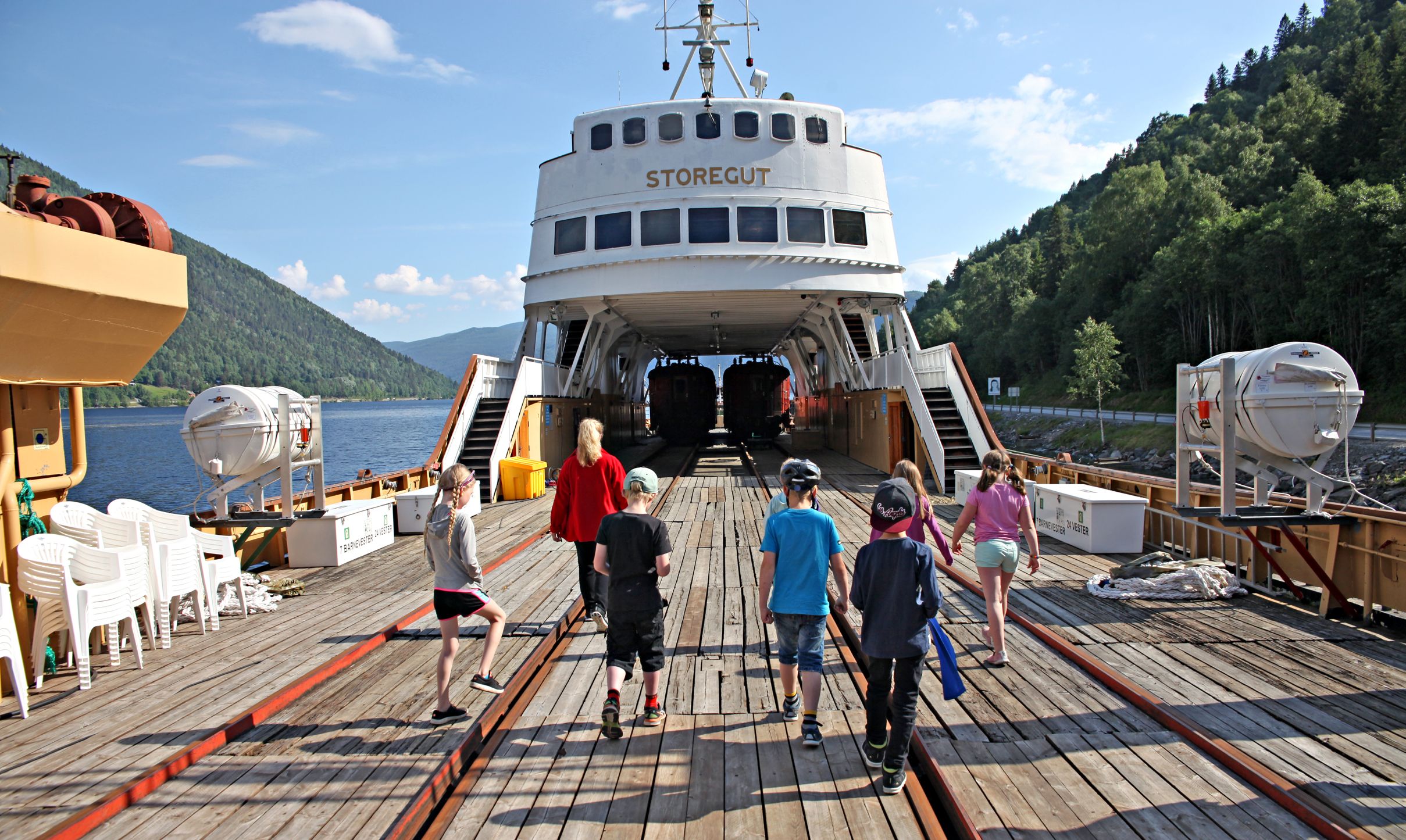 The Rjukan train at Storegut