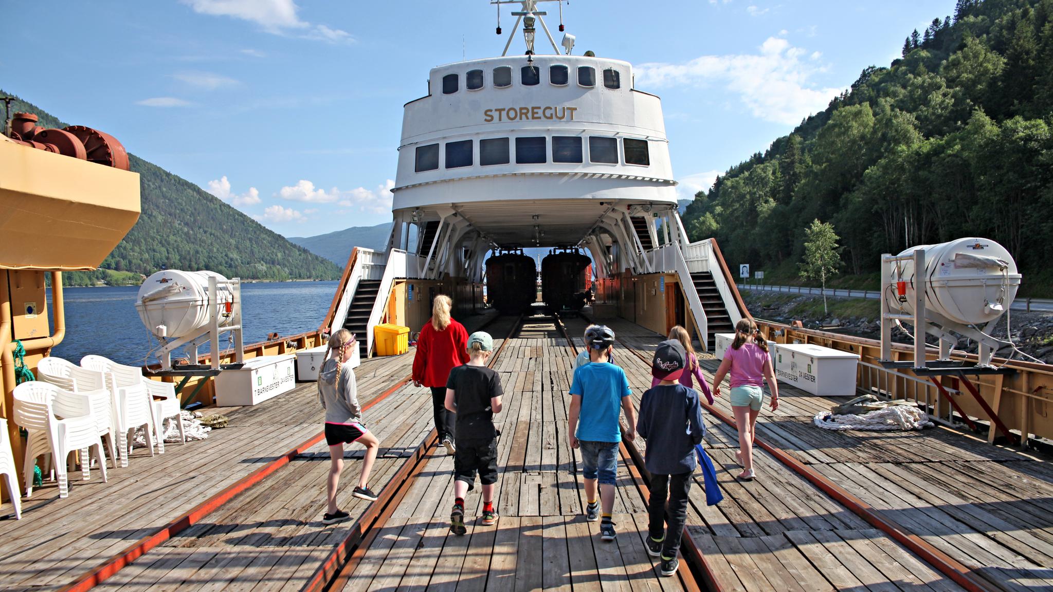 The Rjukan train at Storegut
