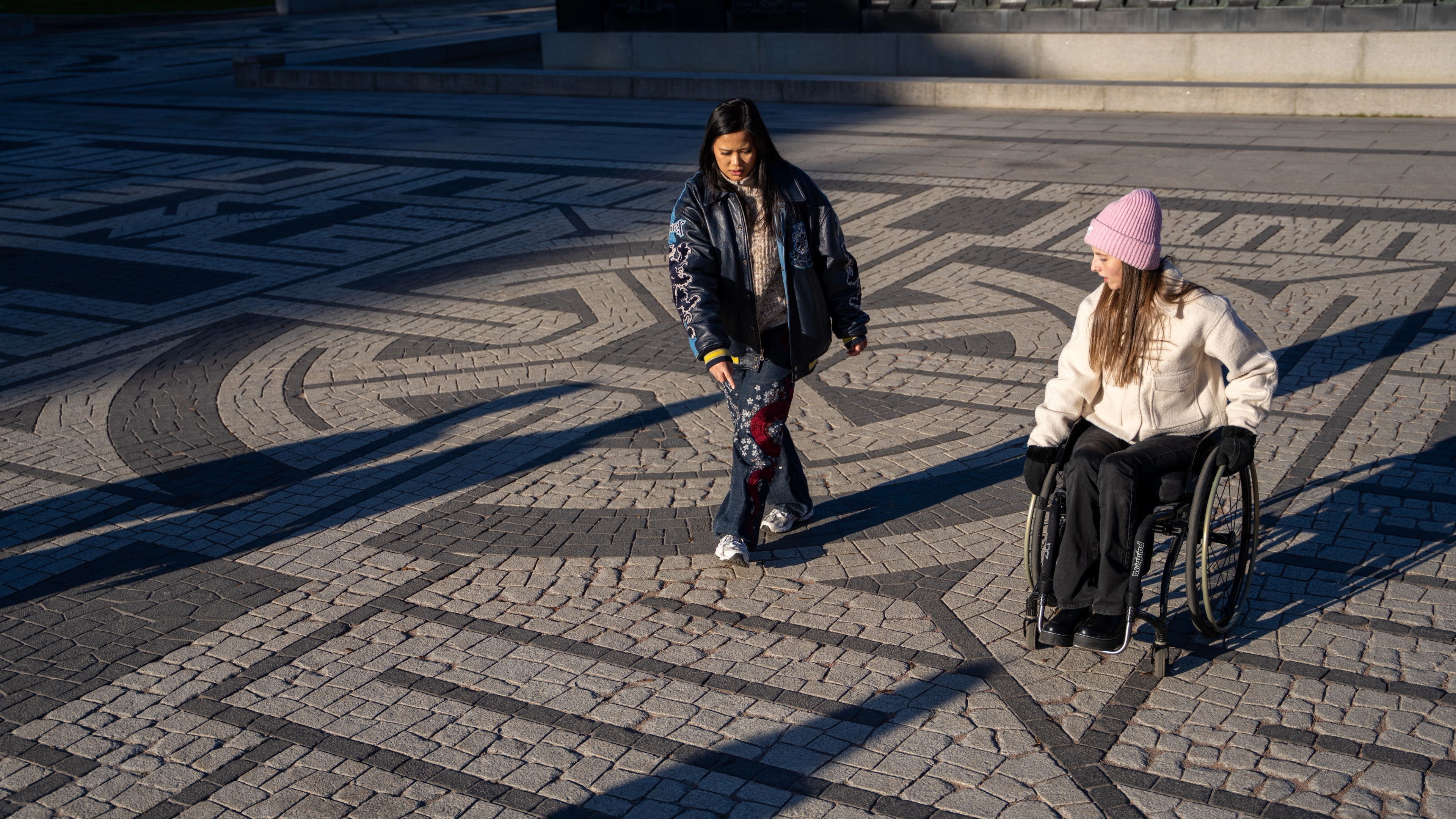 The labyrinth in the Vigeland Park, Oslo