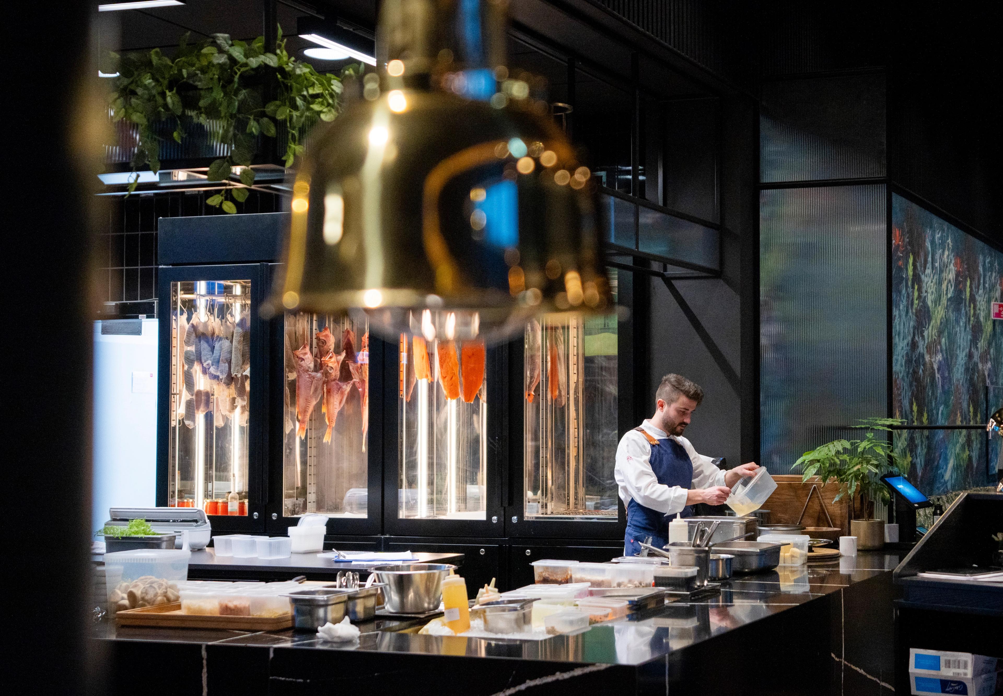 Restaurant at Thon Hotel Svolvær.