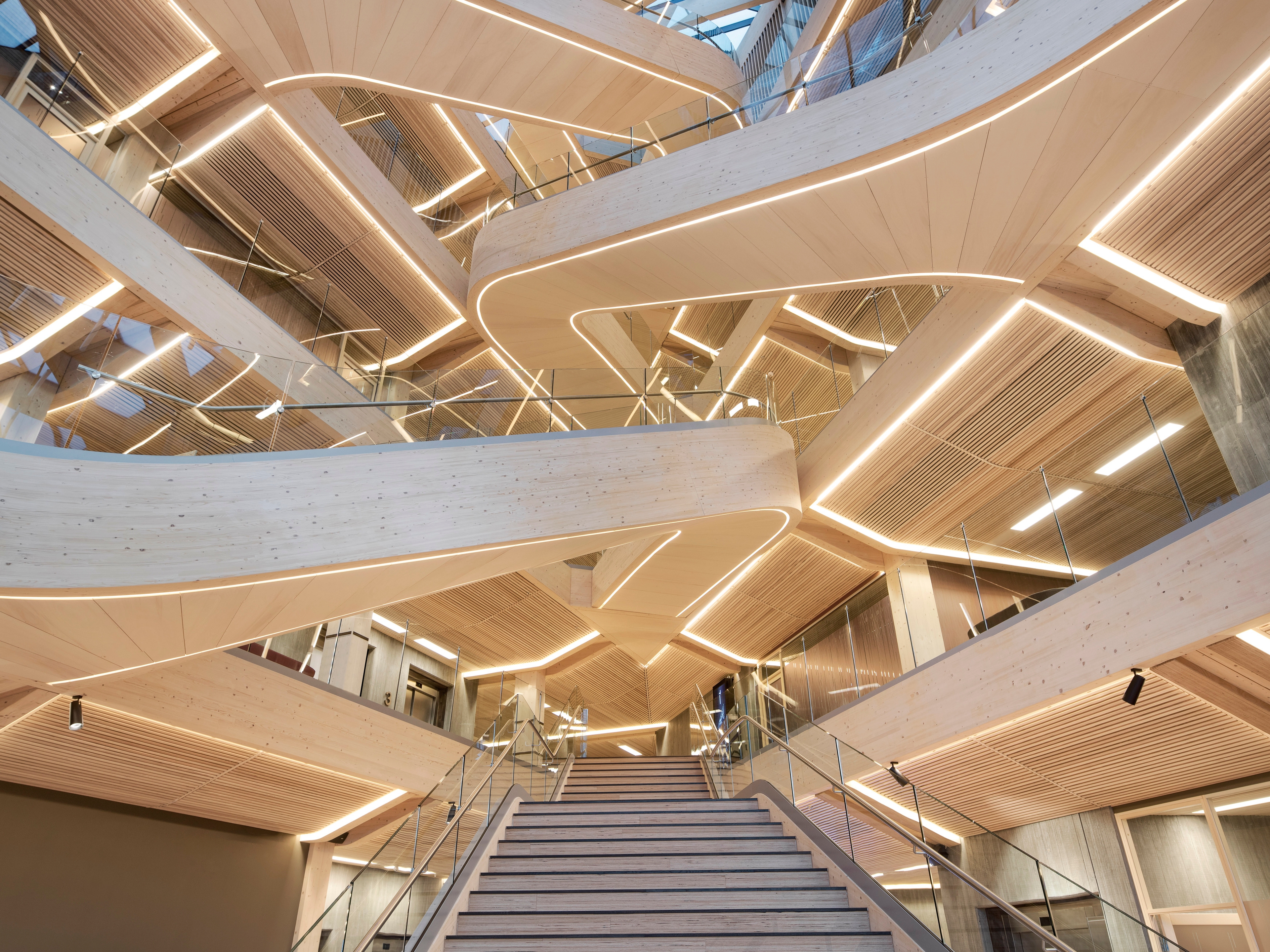 Trappen i Finansparken i Stavanger