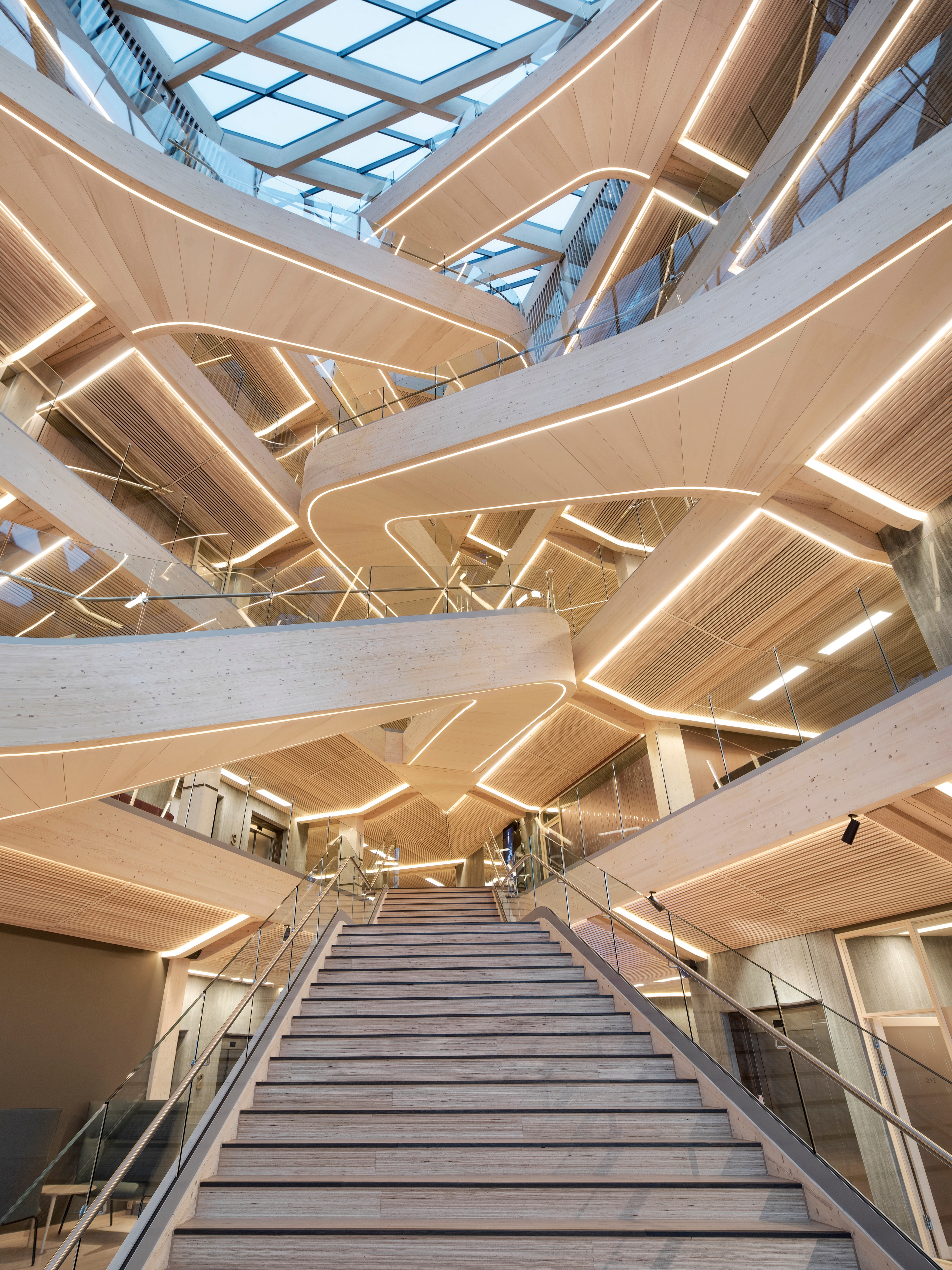 Trappen i Finansparken i Stavanger