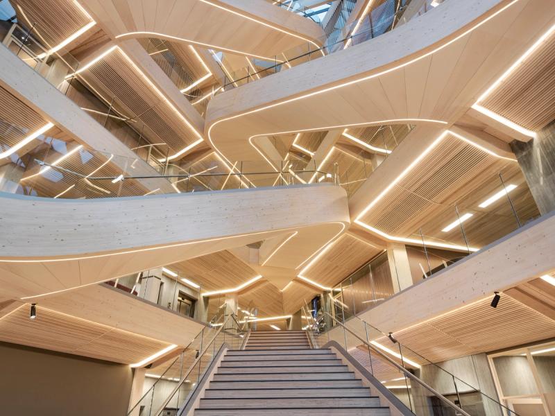 Trappen i Finansparken i Stavanger