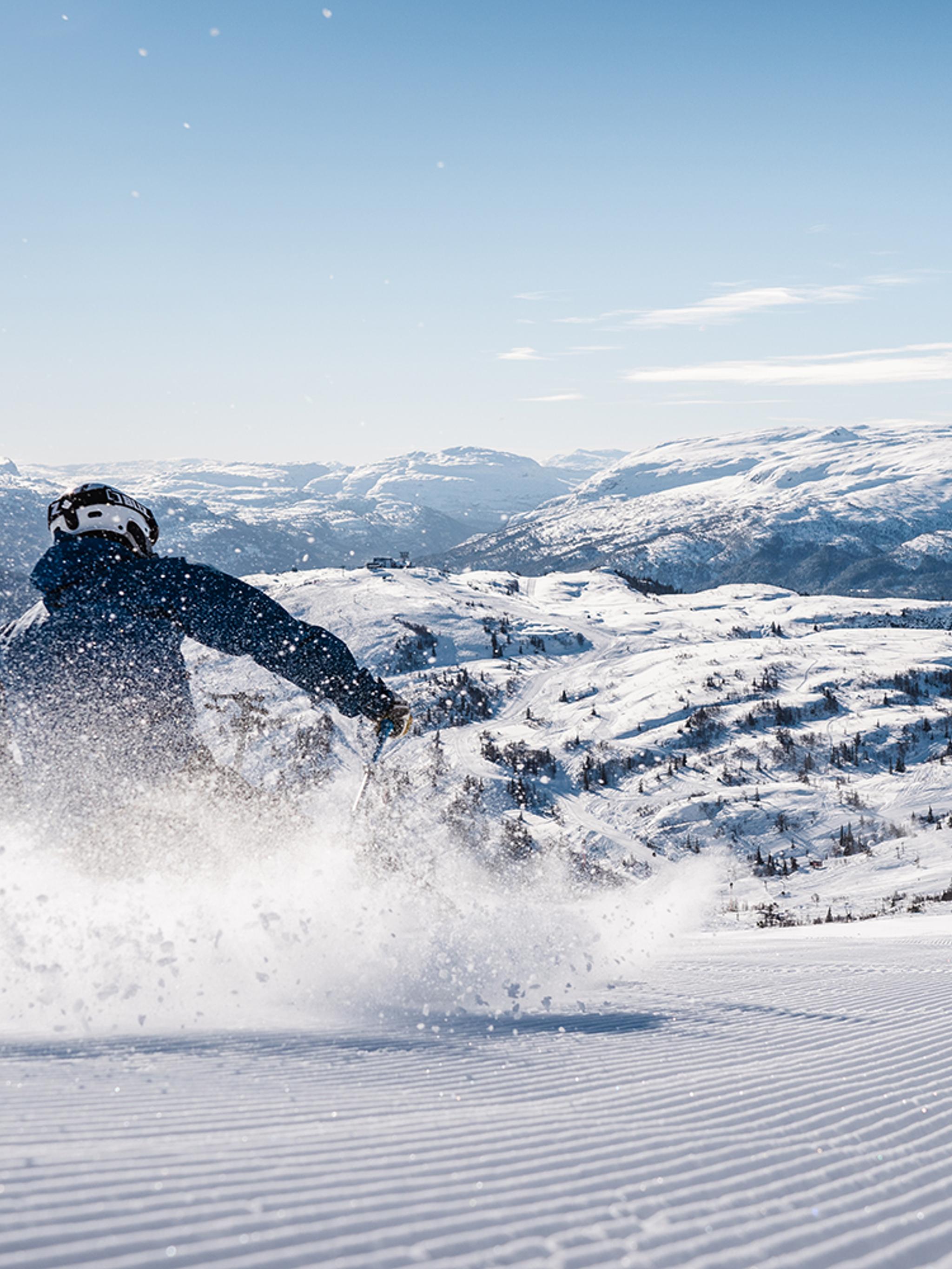 Go skiing in Norway in winter
