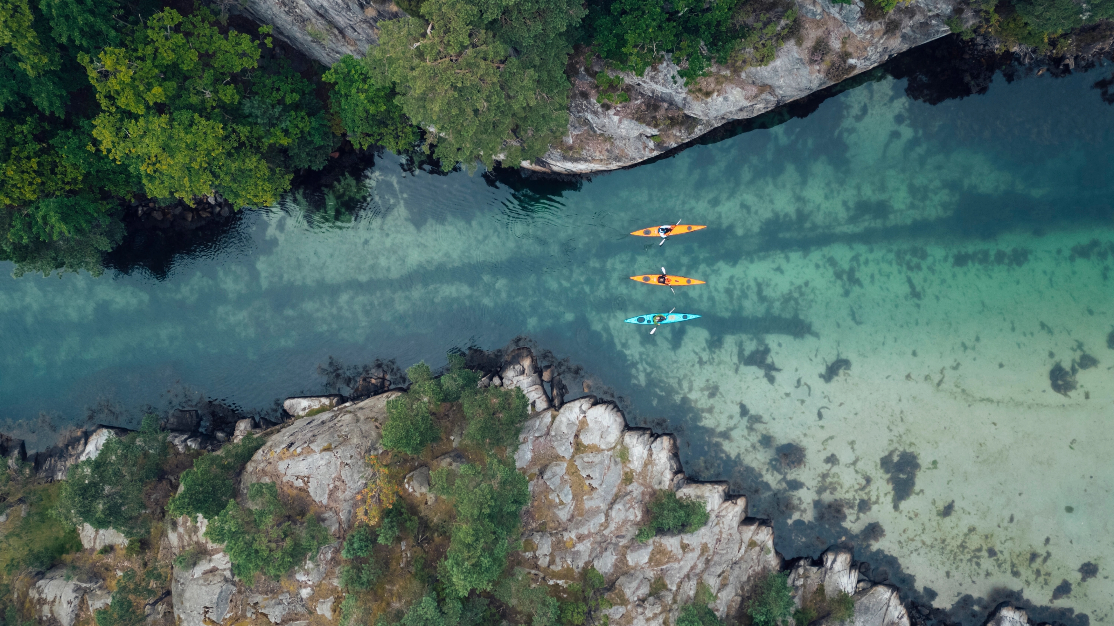 Kayaking in Grimstad, Southern Norway
