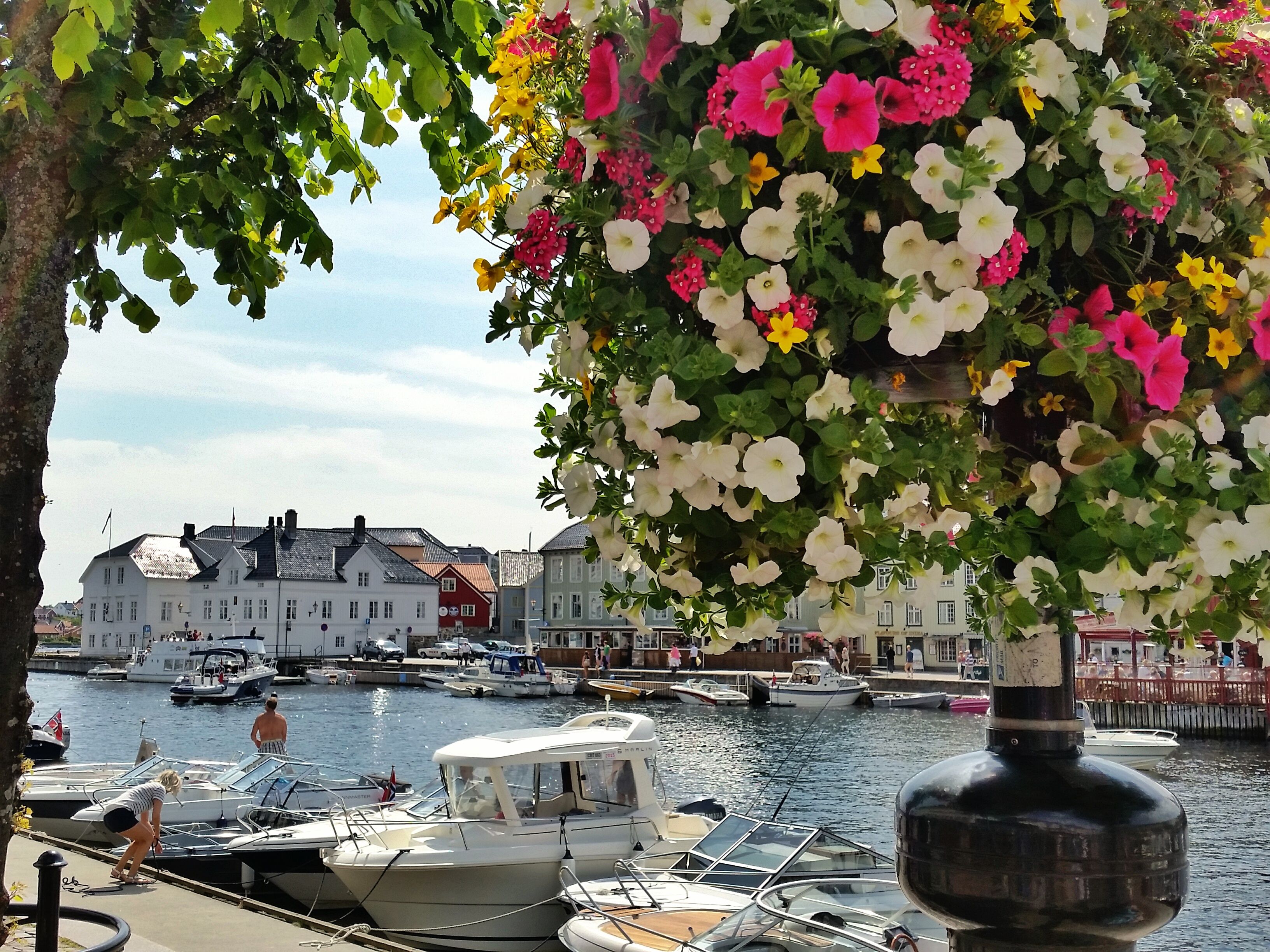 The Pollen harbour in Arendal, Southern Norway.