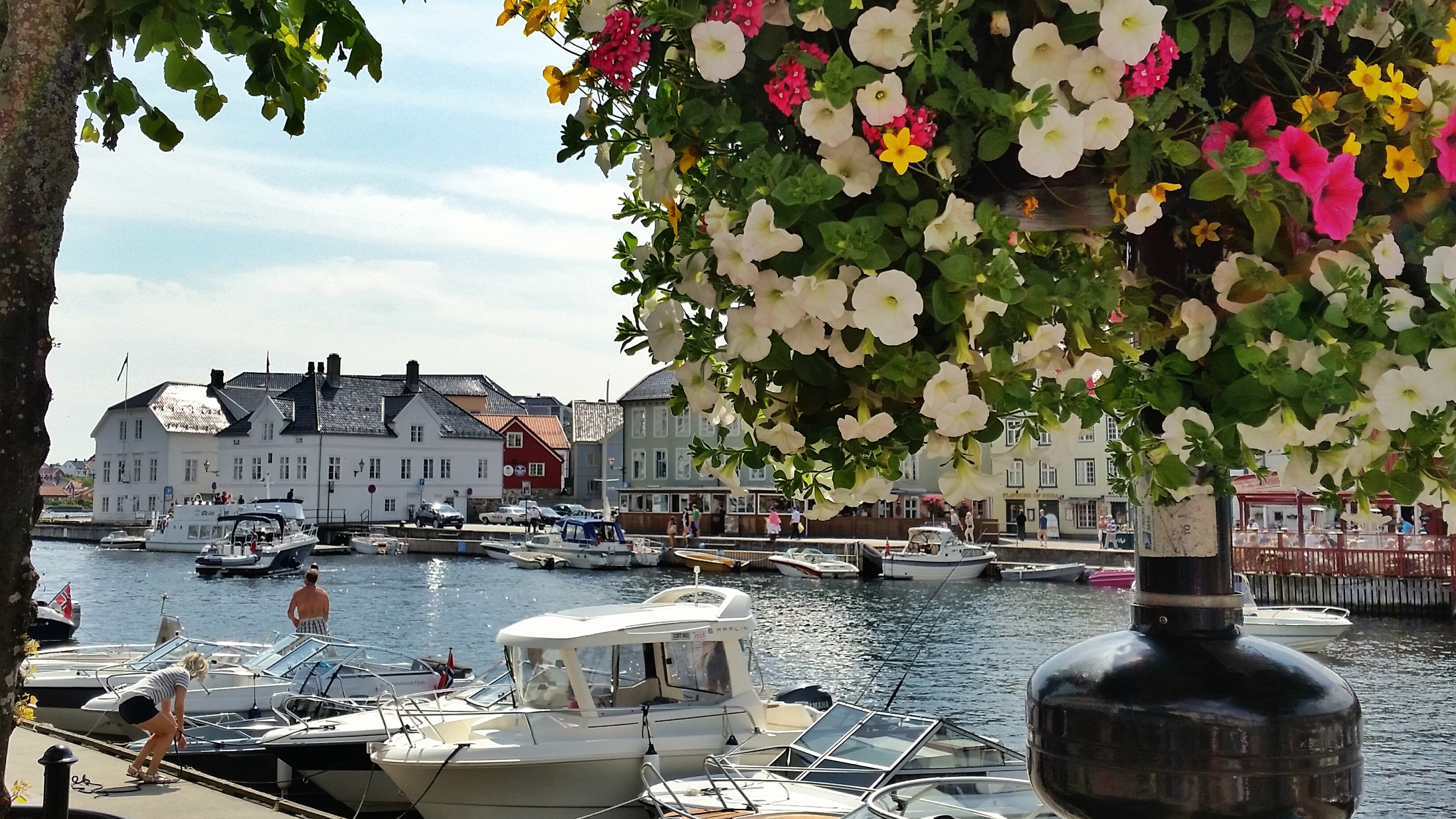 The Pollen harbour in Arendal, Southern Norway.