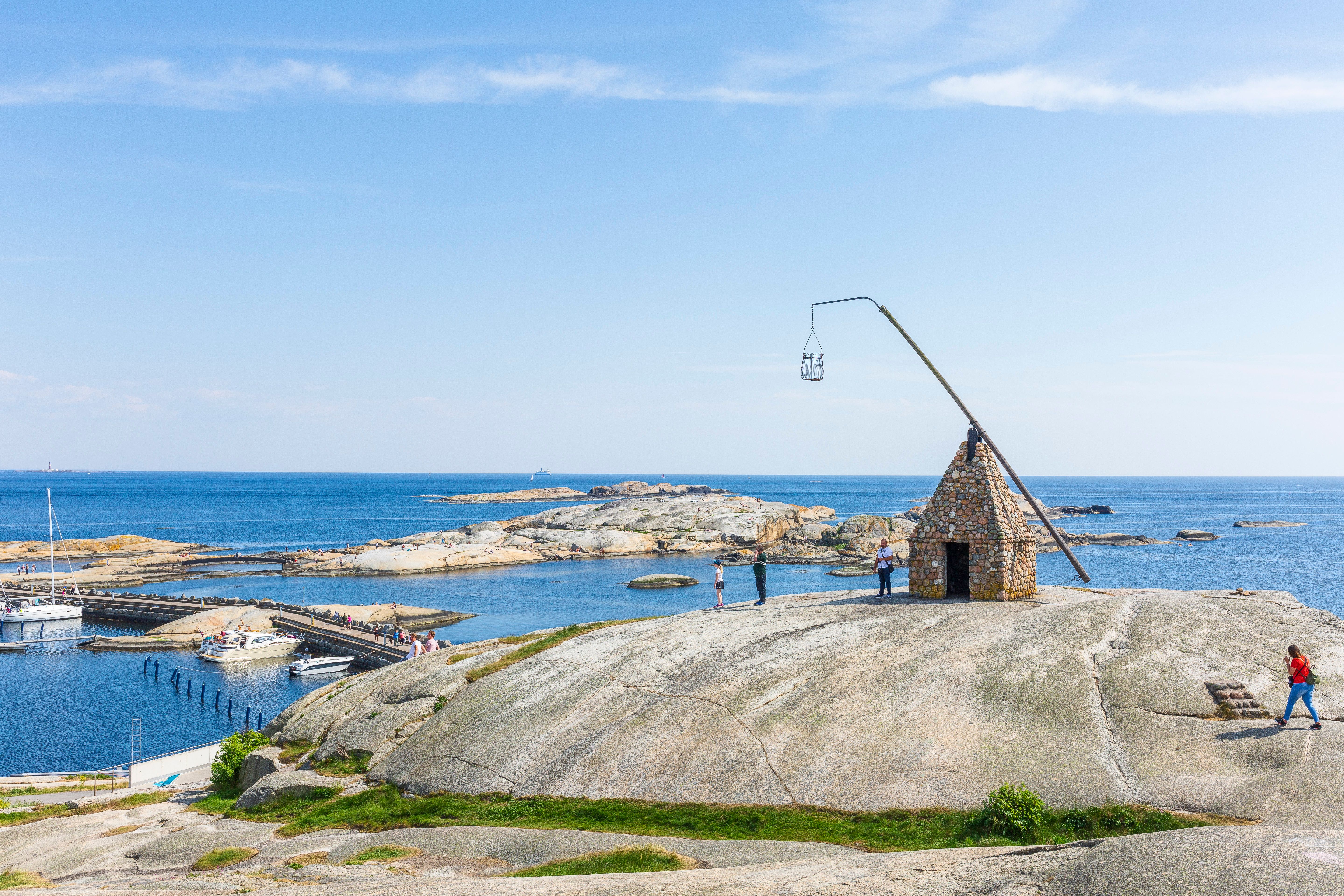 Vippefyret på Verdens ende i Færder nasjonalpark i Vestfold på Østlandet