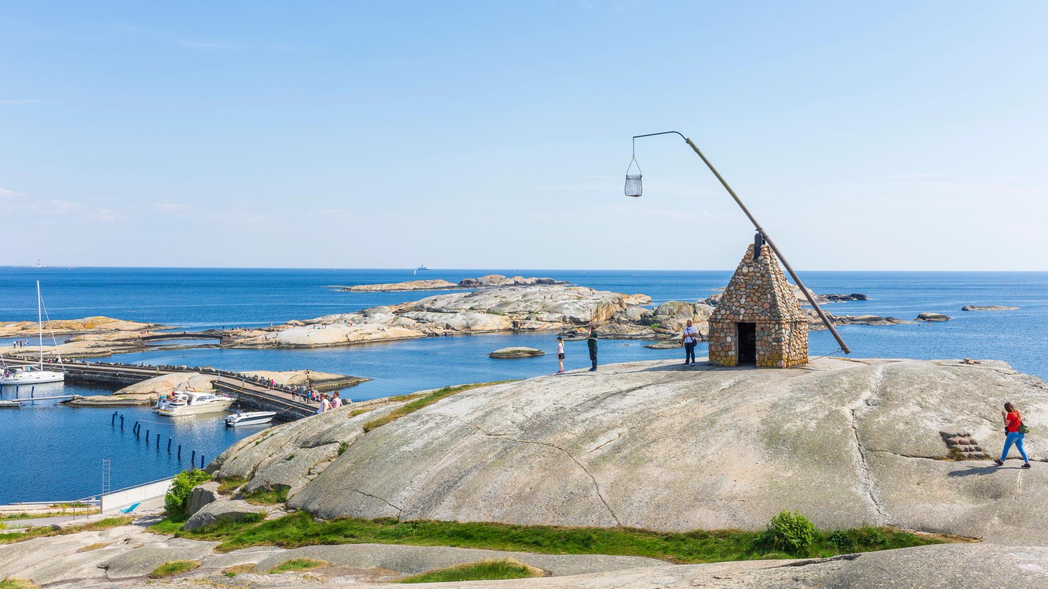 Vippefyret at Verdens Ende, "The World's End", in Færder national park in Vestfold, Eastern Norway