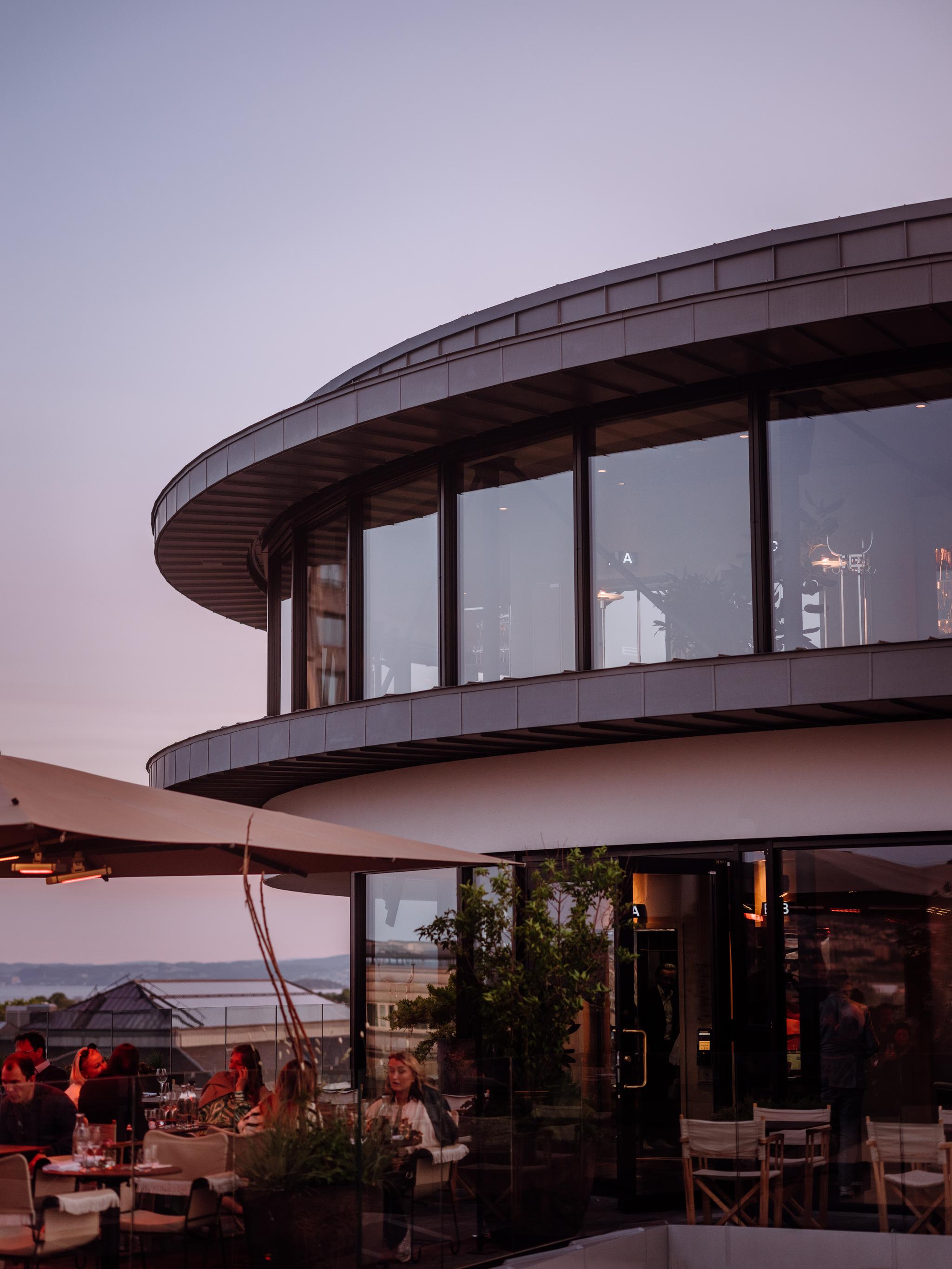 The restaurant from outside at Izakaya Bar & Terrace at Sommerro