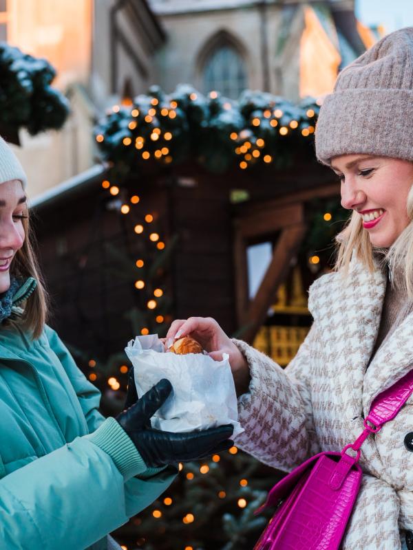 Christmas marked in Kristiansand, Southern Norway