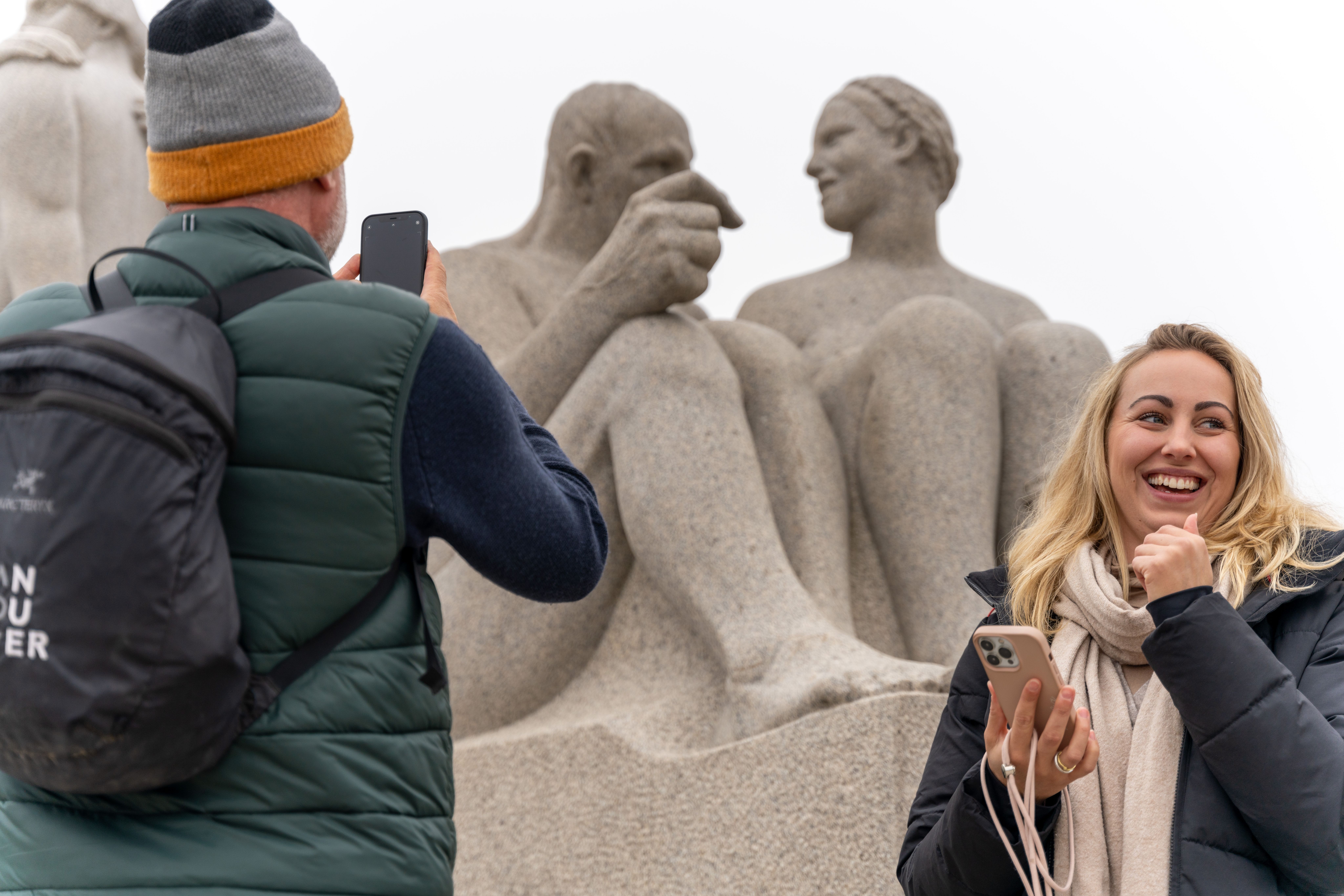 Guided tour in the Frogner park