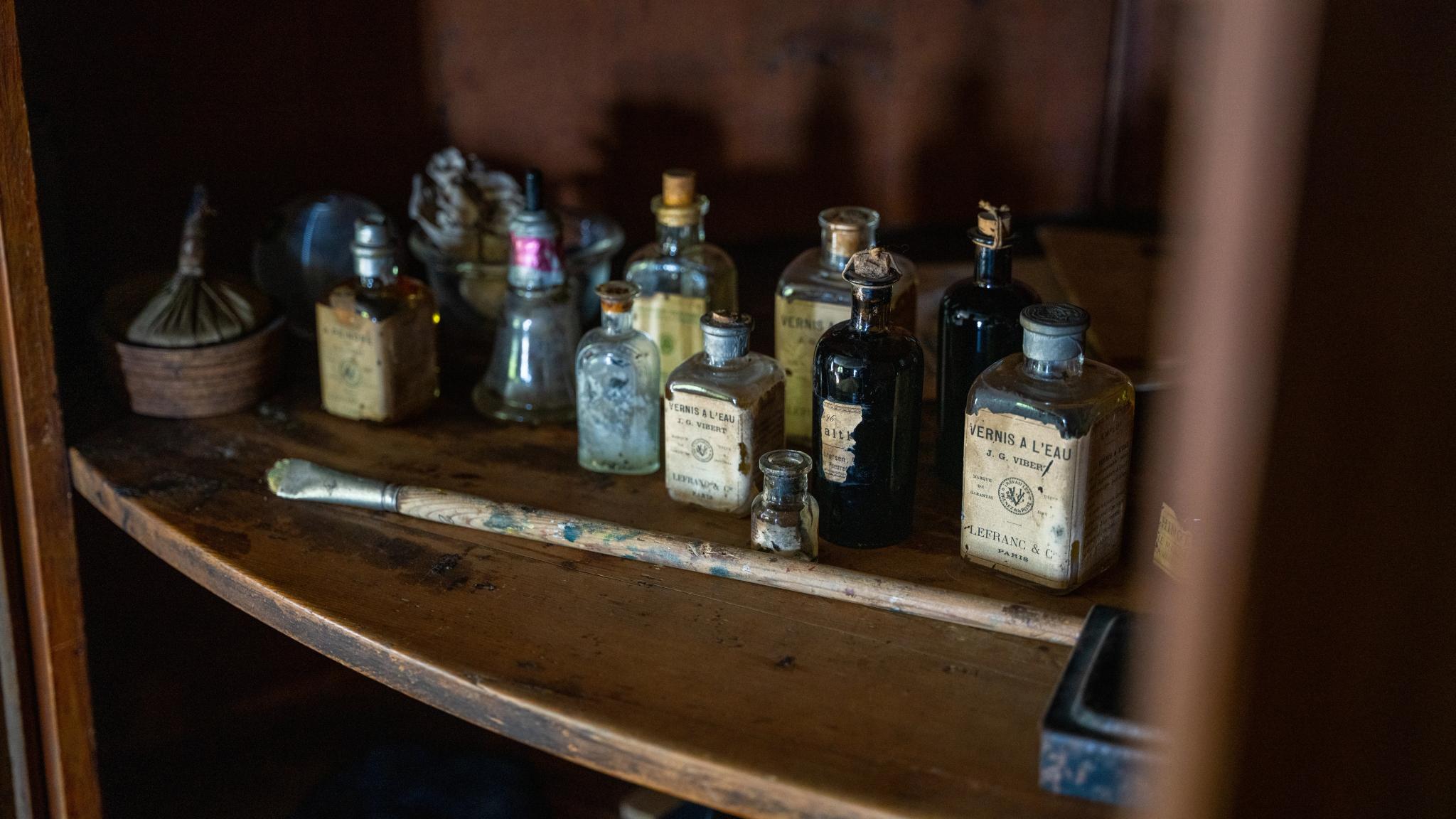Interior at the Edvard Munch house in Åsgårdstrand, Vestfold