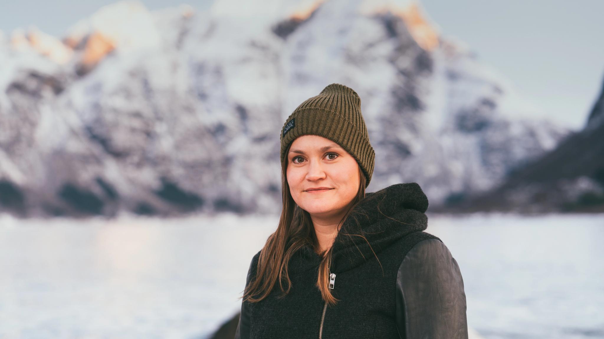 Portrait of Gøril Pedersen in Bodø, Northern Norway